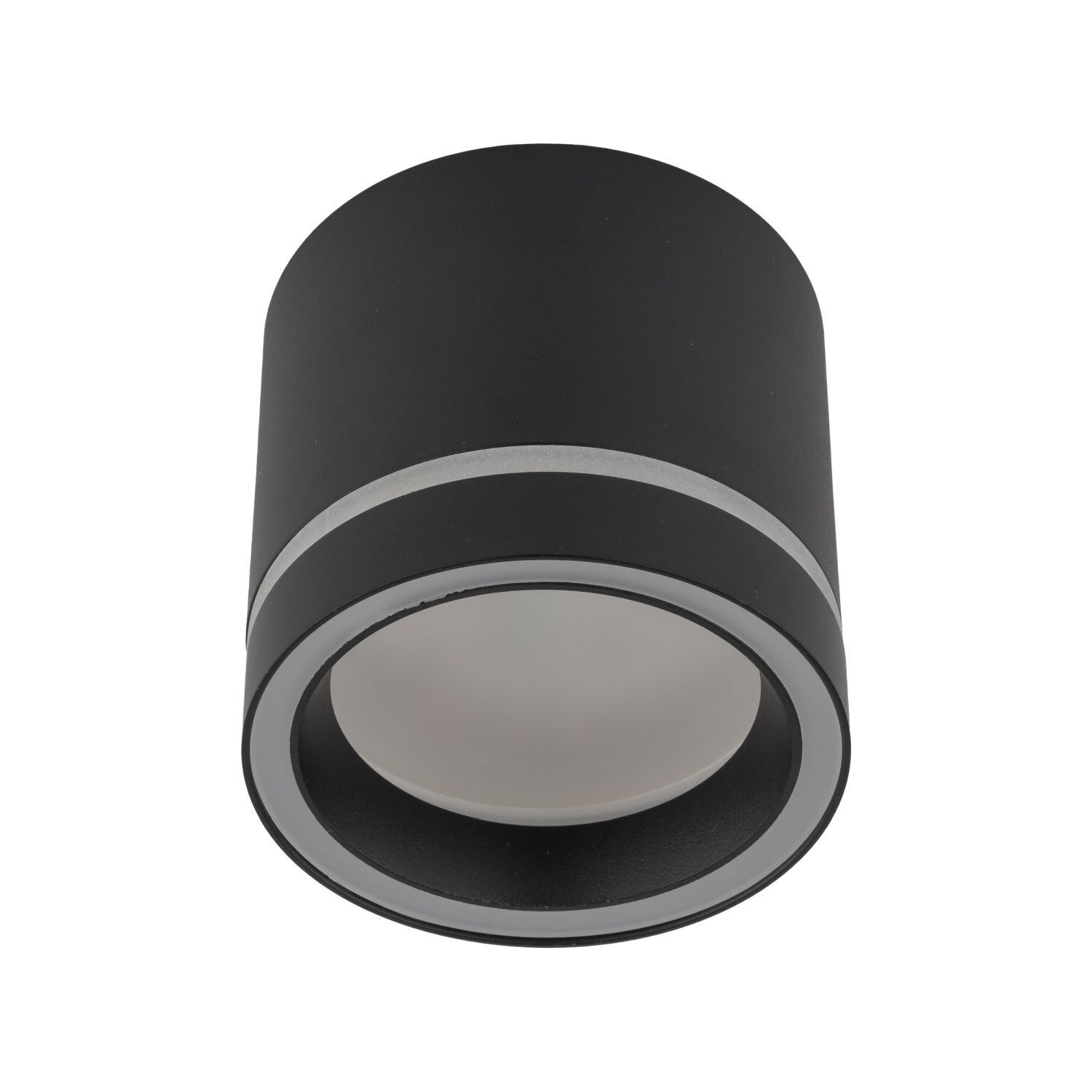 Deckenlampe Schwarz Aufputz Ø 8,5 cm klein Metall