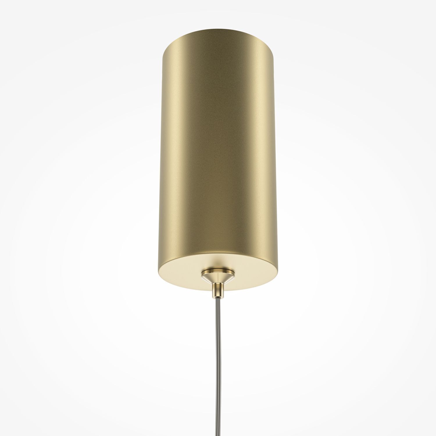 LED Hängeleuchte Aluminium rund D: 3 cm H: max. 345 cm