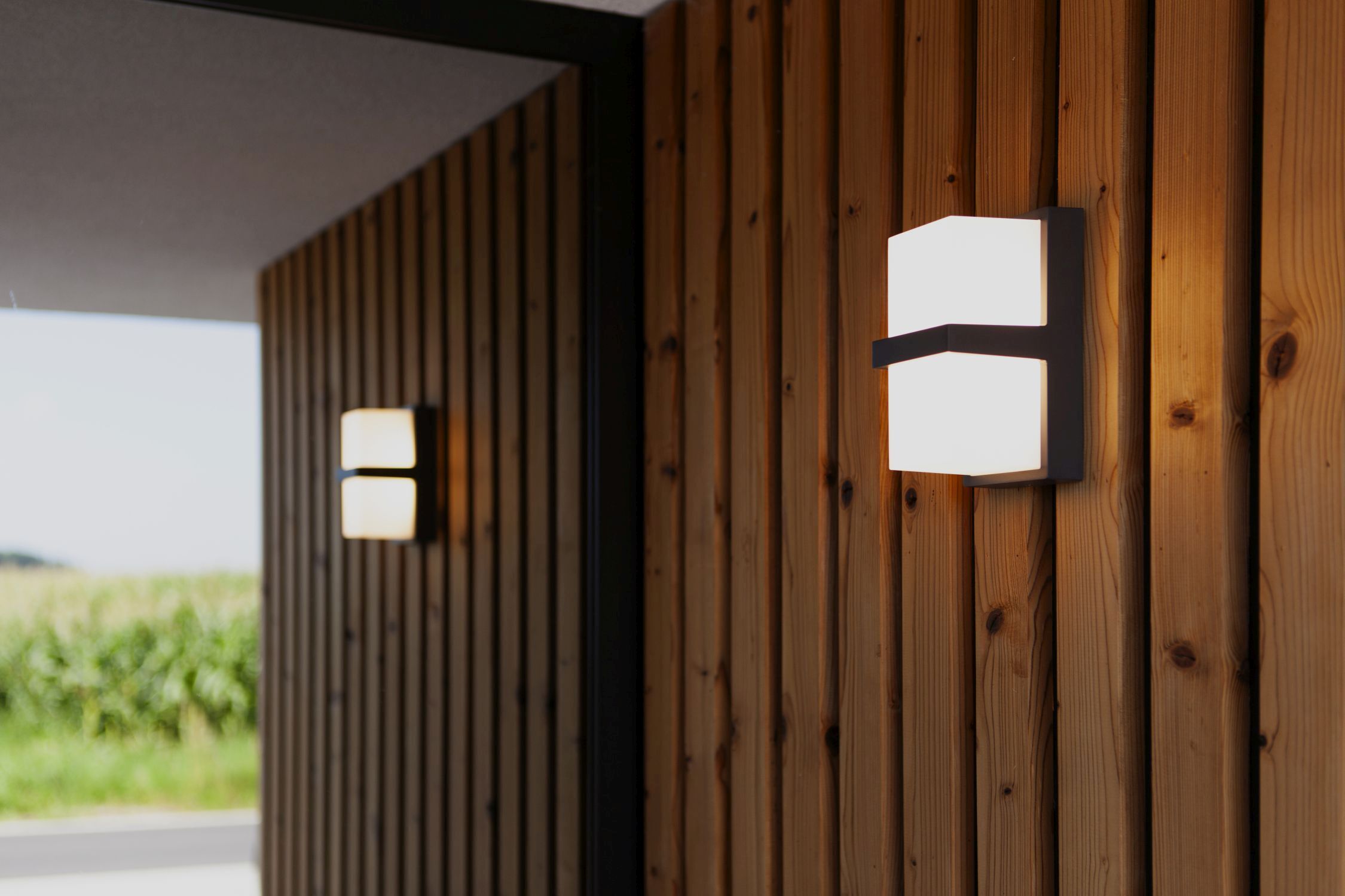 Drinnen, Innenarchitektur, Paneele aus Holz