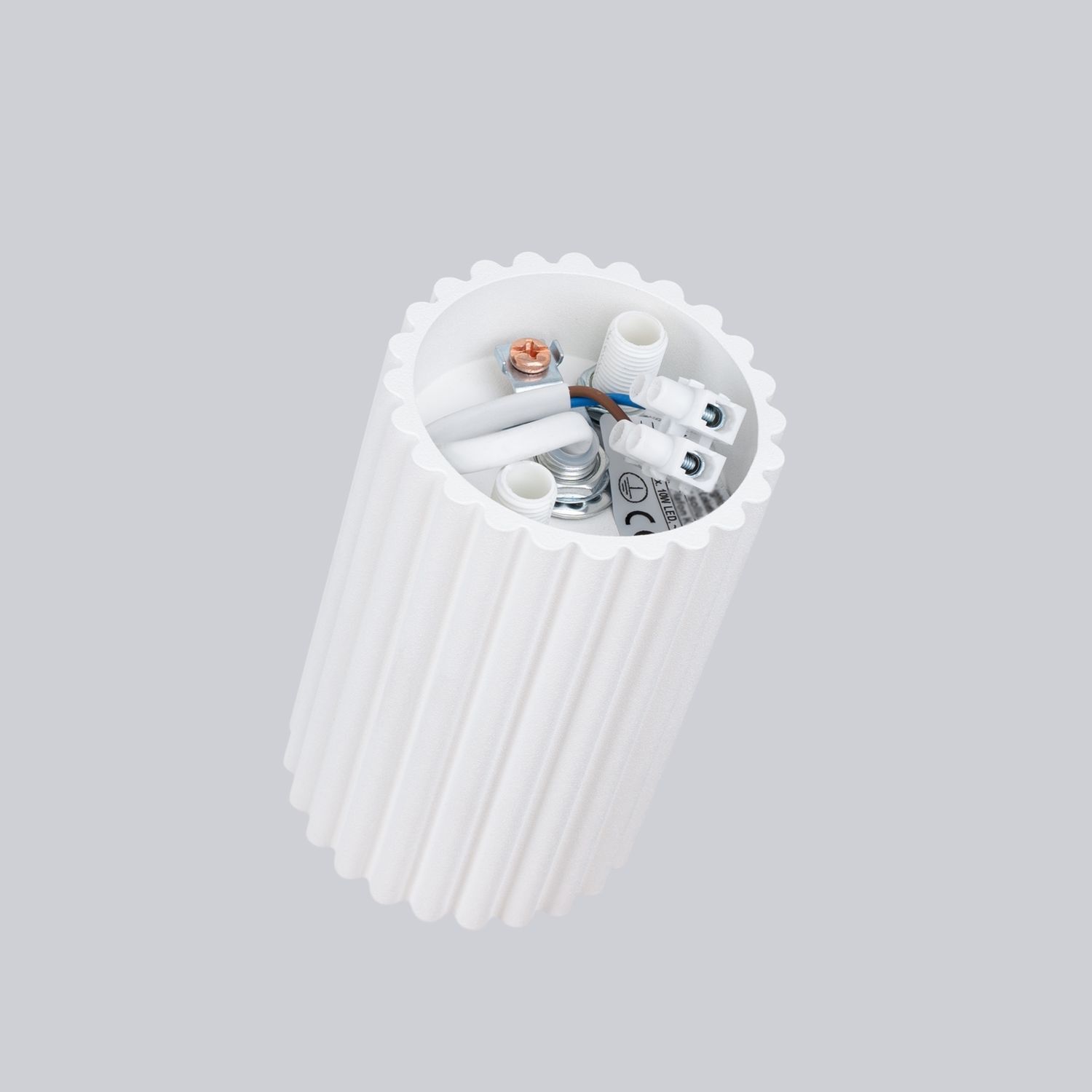 Deckenlampe Modern klein H: 10 cm Ø 6,5 cm Weiß Aufputz Deckenlampe Modern klein H: 10 cm Ø 6,5 cm Weiß Aufputz