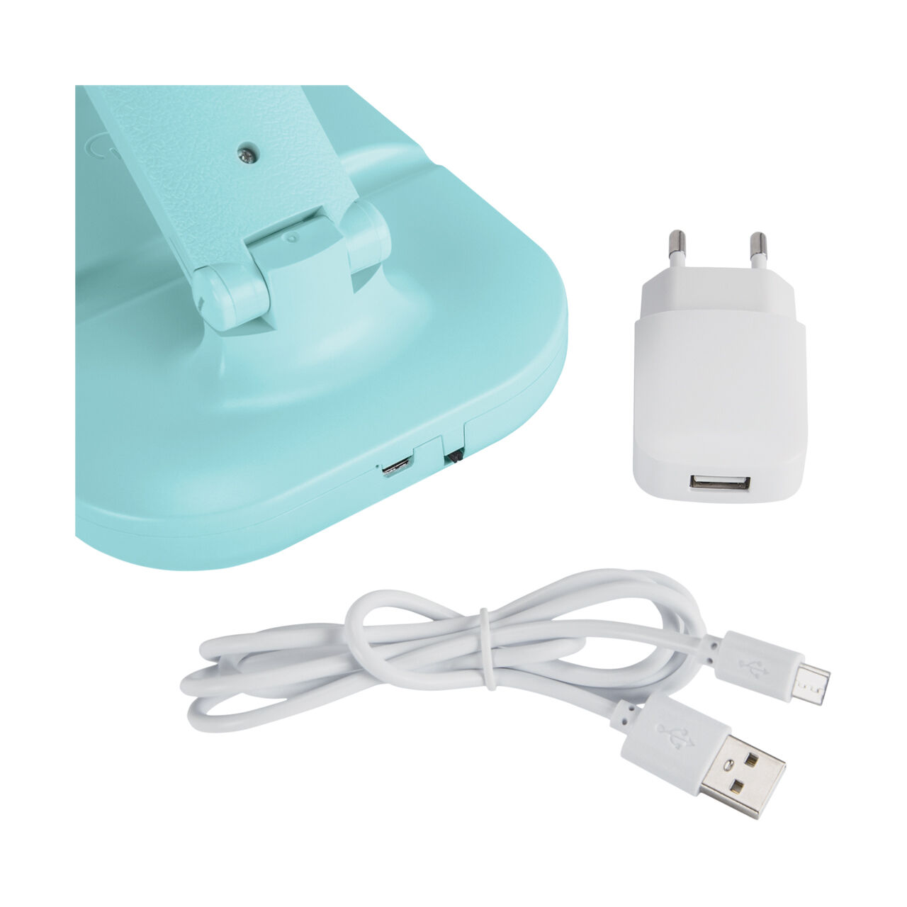 LED Schreibtischlampe Farbwechsel Touch Dimmer 32,3 cm Mint Adapter, Elektronik, Stecker