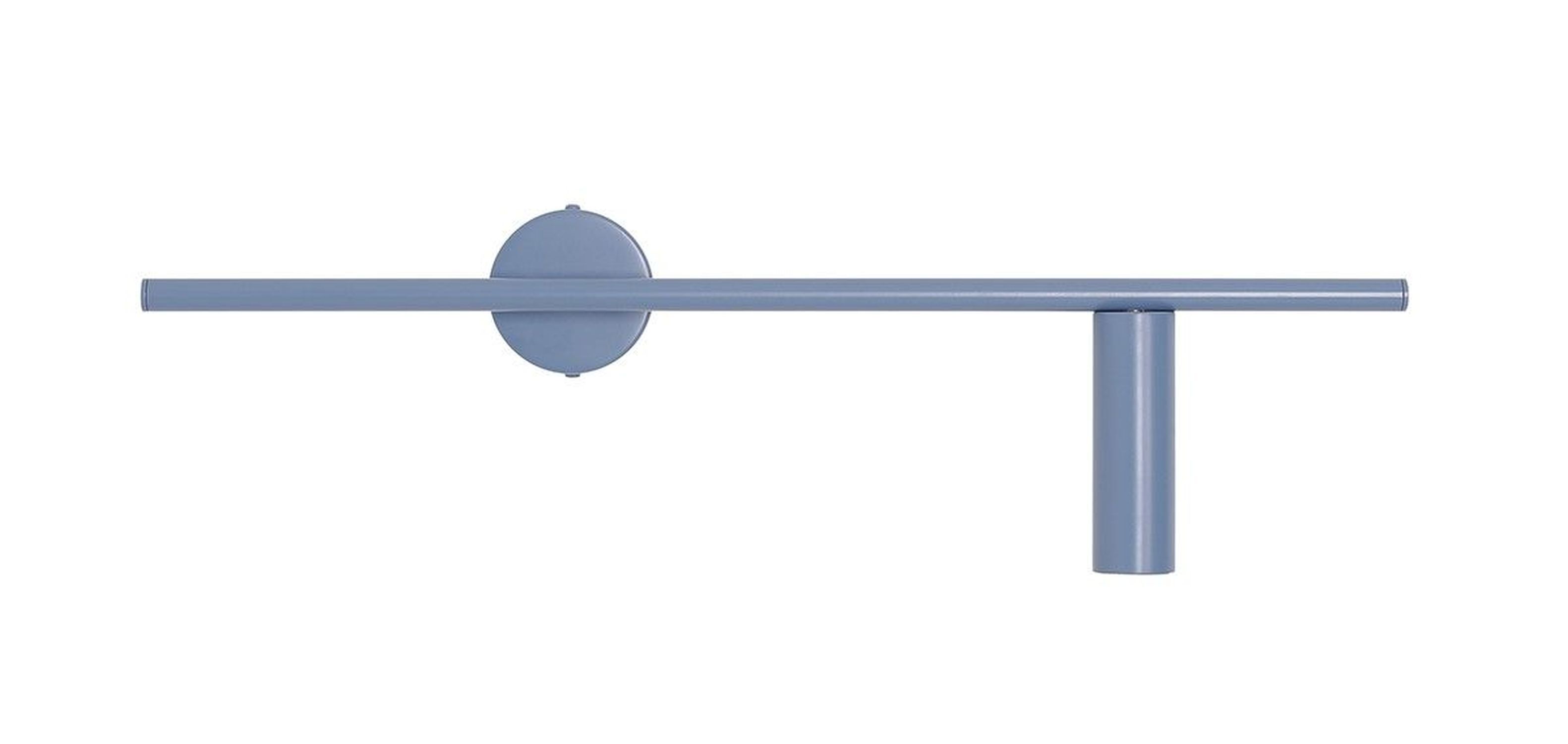 Blaue Wandlampe Metall Zylinder GU10 B:60 cm dekorativ