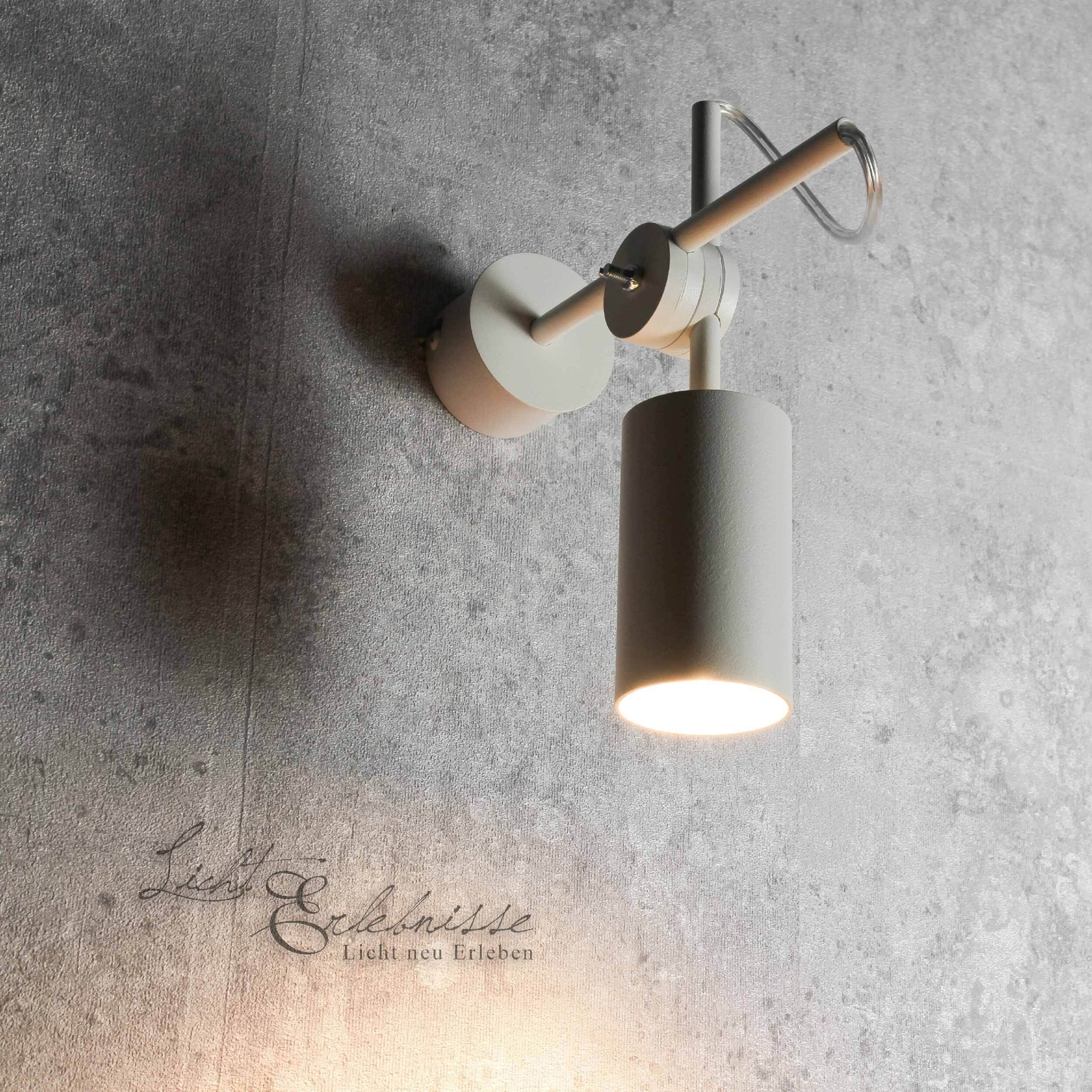 Schwenkbarer Wandstrahler in weiß Beleuchtung, Lampe