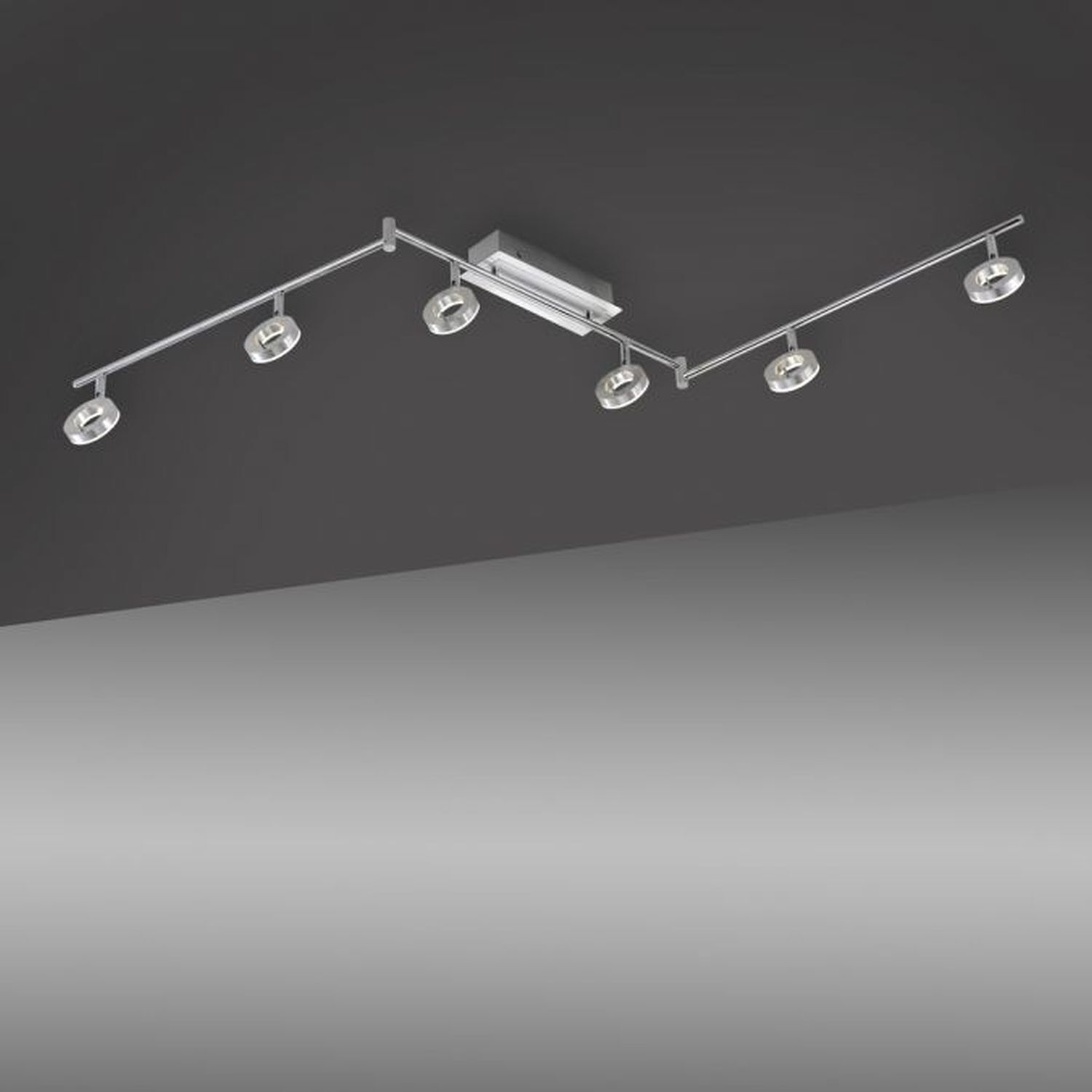 Beweglicher LED Deckenstrahler in Aluminium IP44 188 cm Beleuchtung, Deckenleuchte