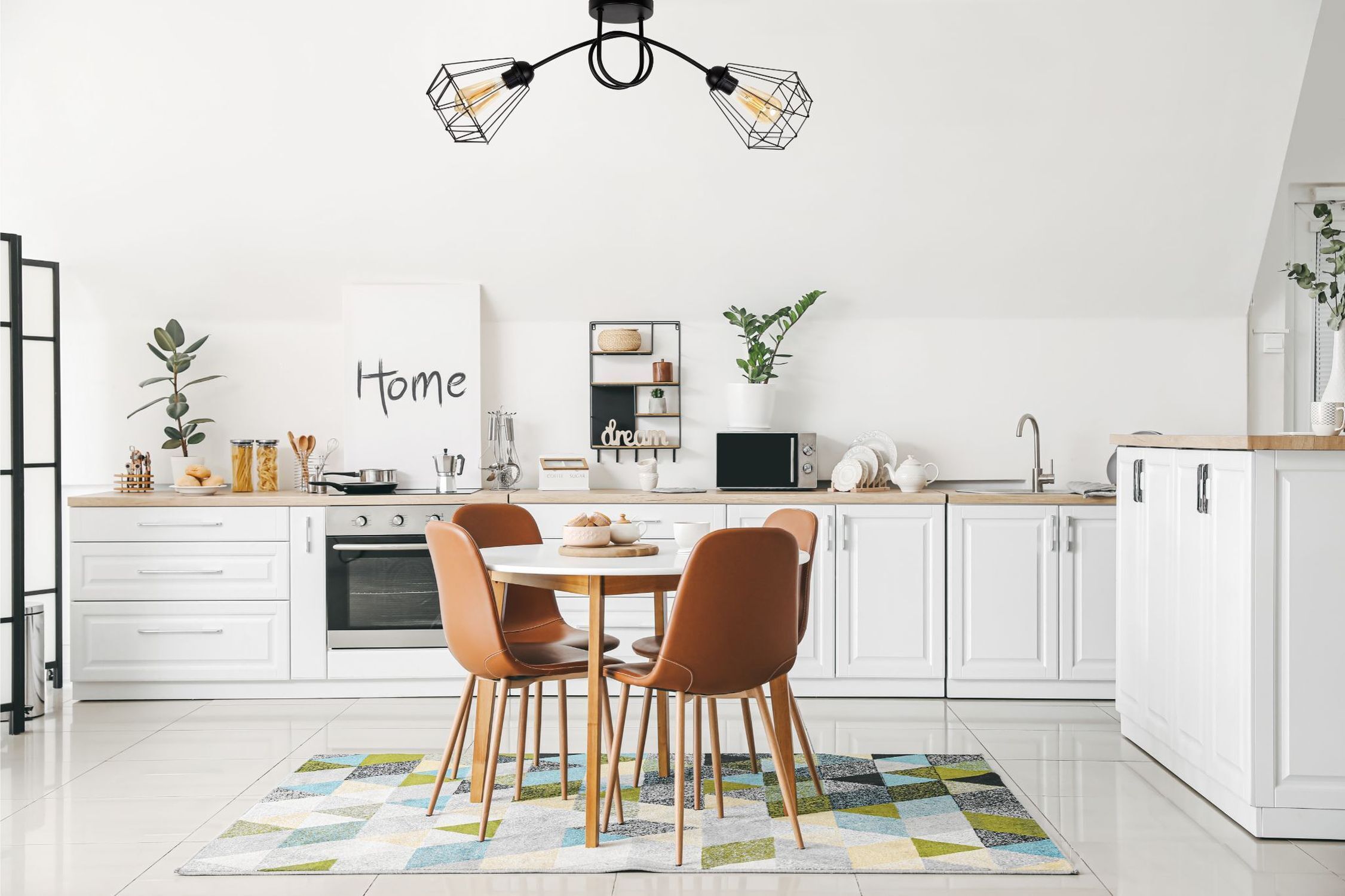 Schwarze Deckenlampe Retro Metall E27 L:90 cm 2-flammig Speisesaal, Esstisch, Dekoration für Zuhause, Innenarchitektur, Küche