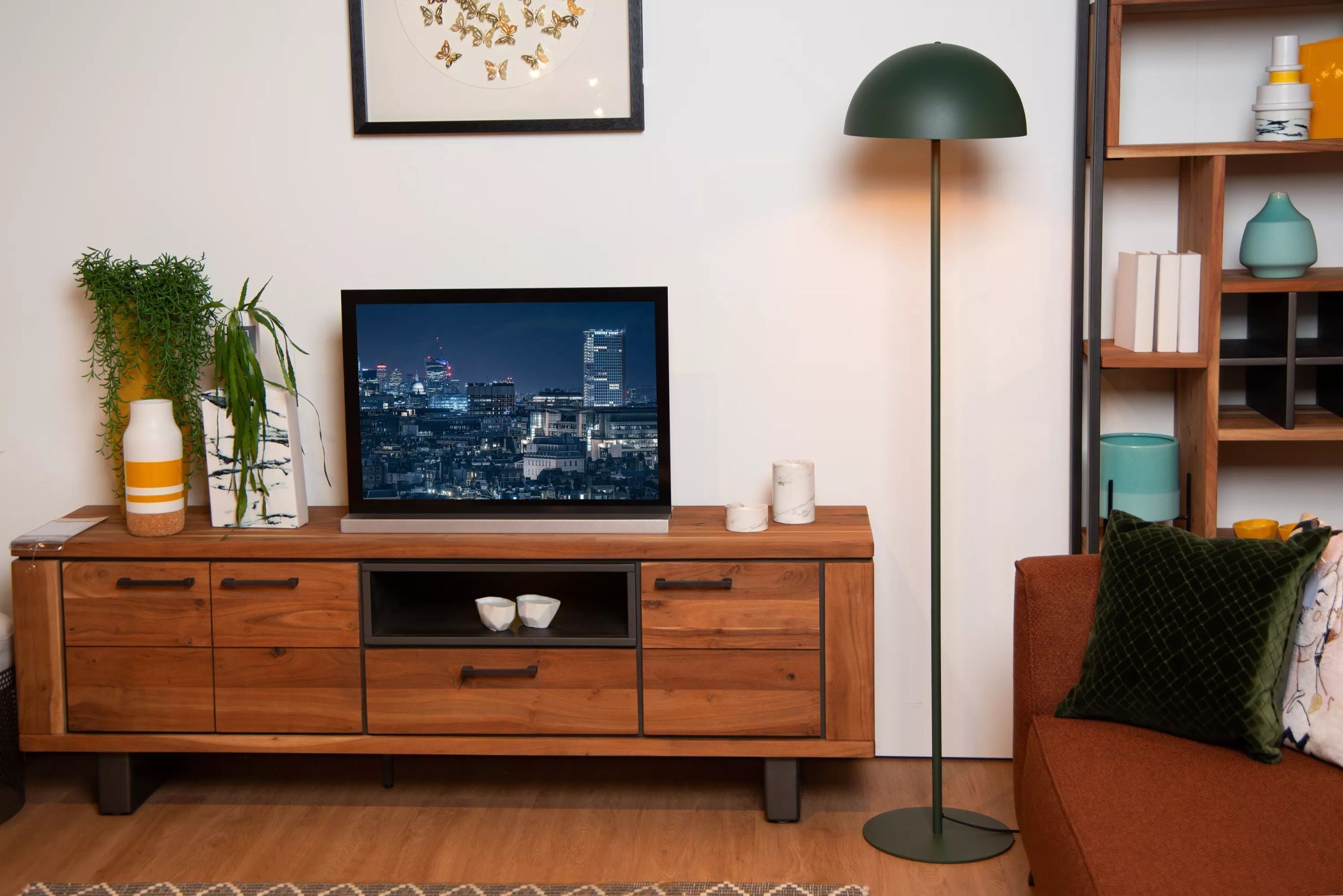 Lampe, Stehlampe, Mobiliar, Überwachen, Bildschirm