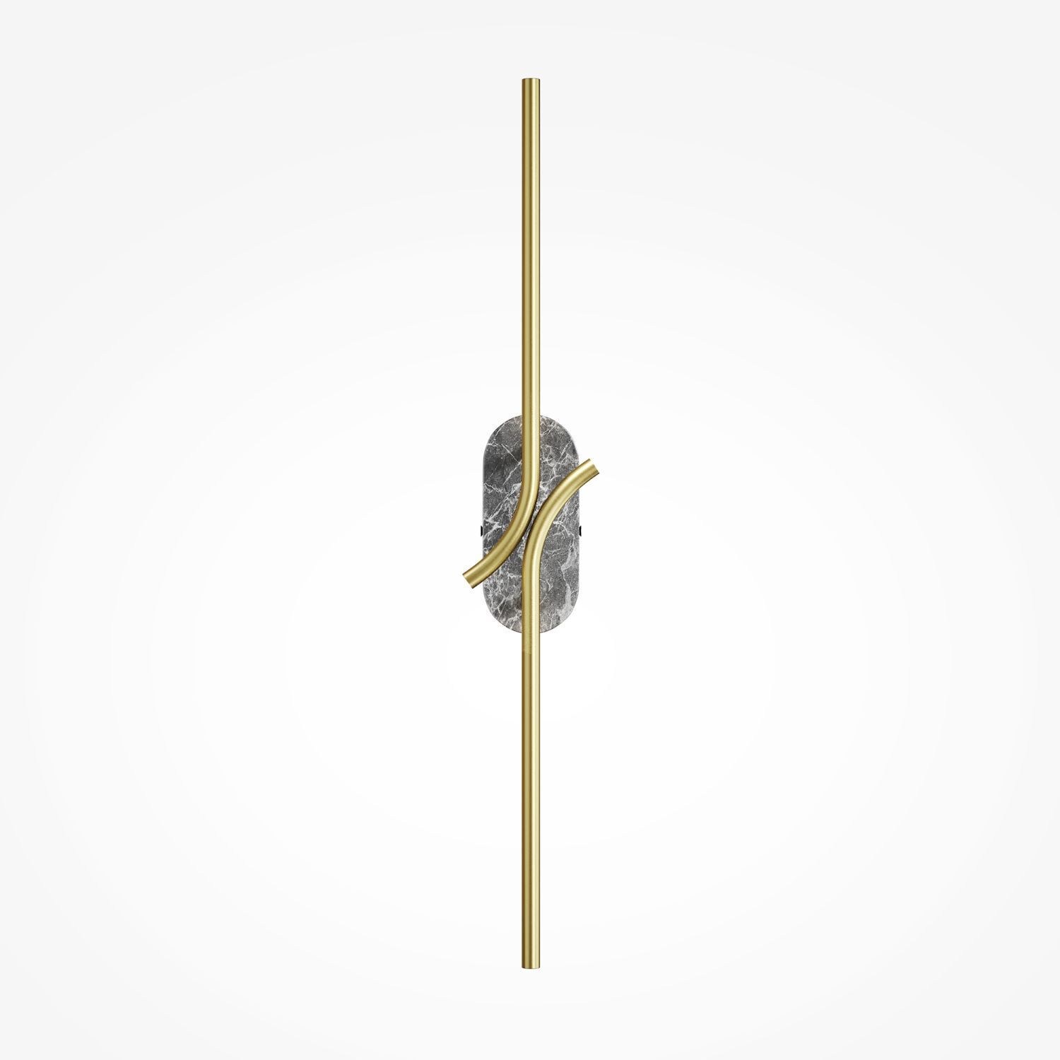 LED Wandlampe Metall 63 cm hoch länglich 170 lm Modern