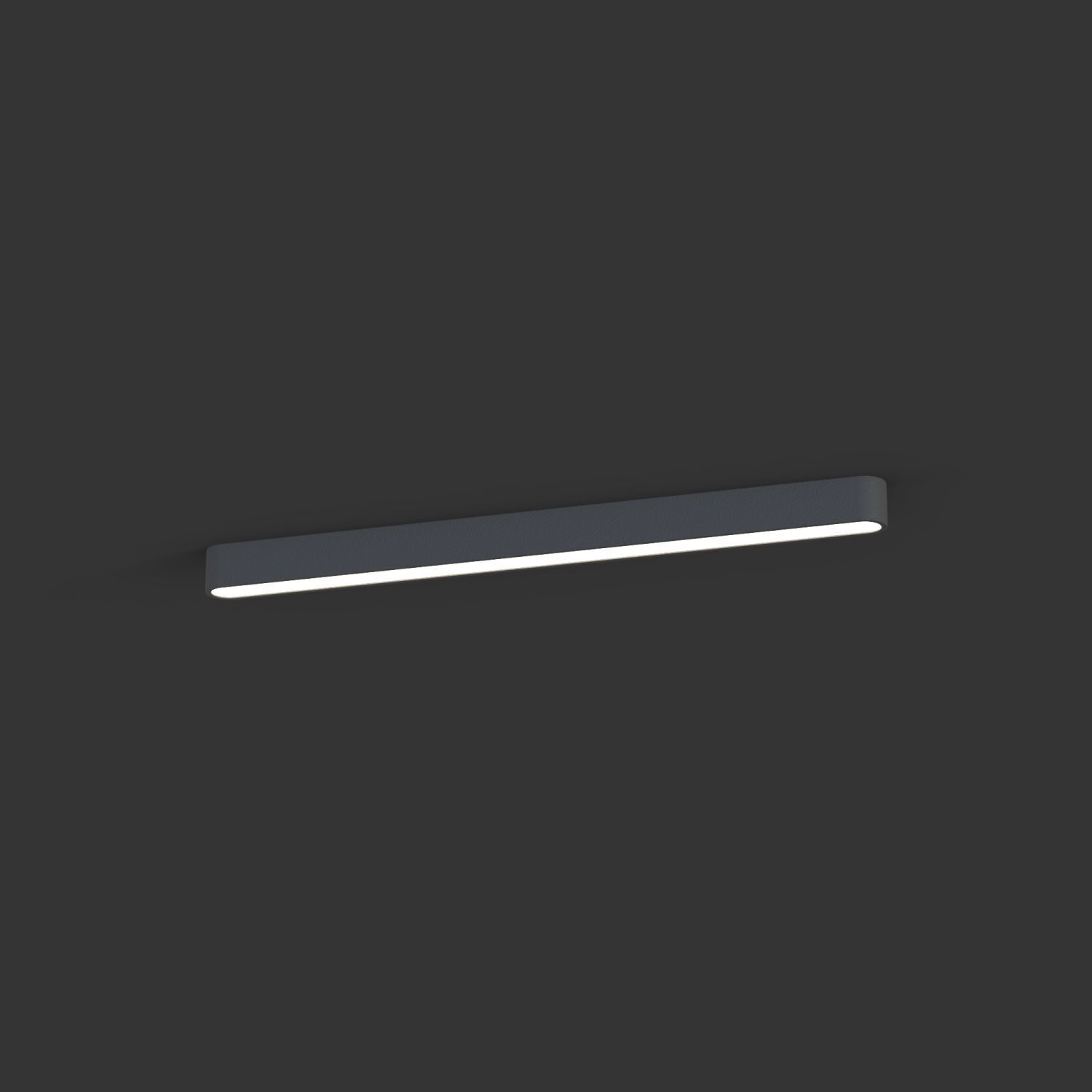Deckenleuchte warmweiß Grau 3000 K 2300 lm 95 cm lang T8 LED