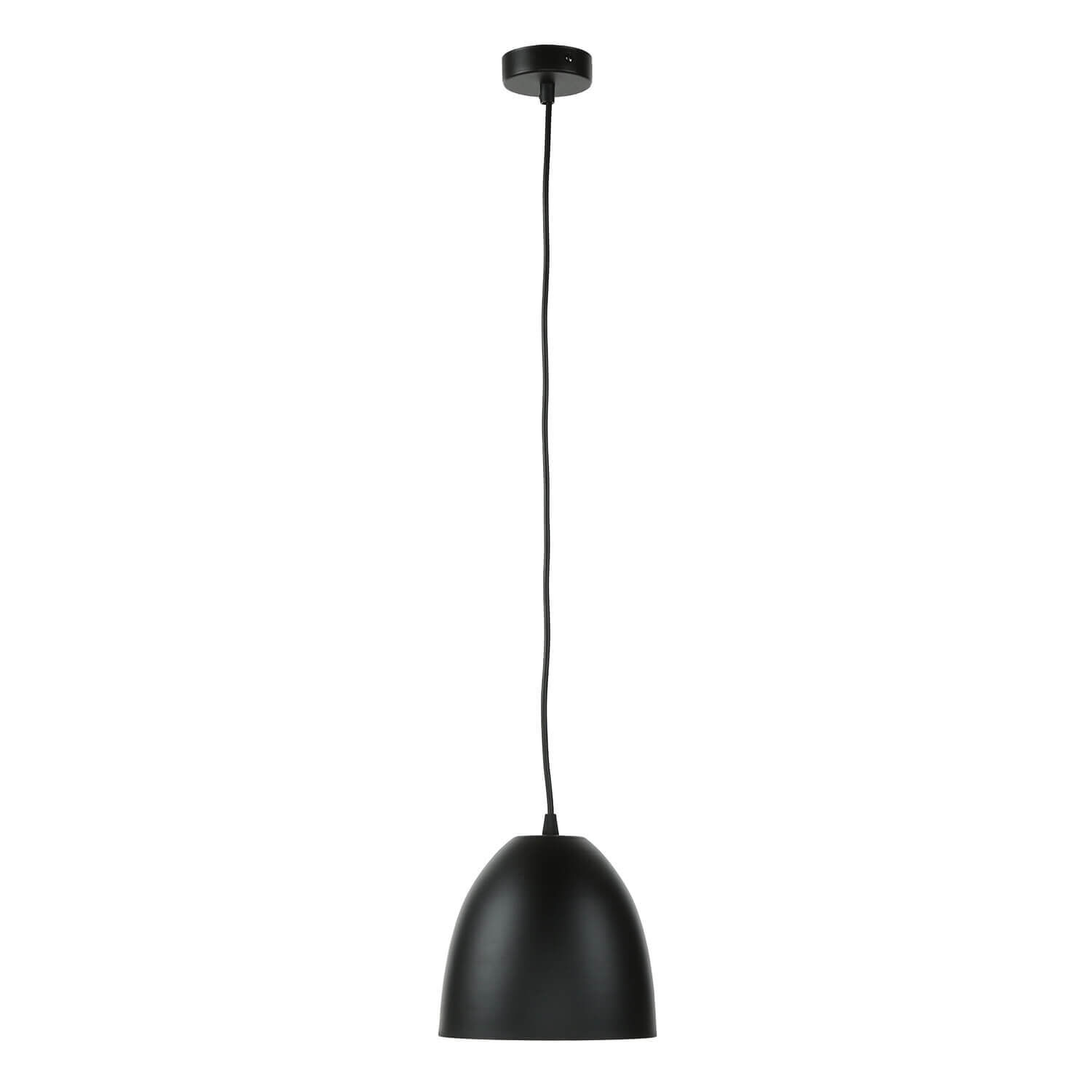 Hängelampe Schwarz innen Weiß Retro rund Esstisch Lampe
