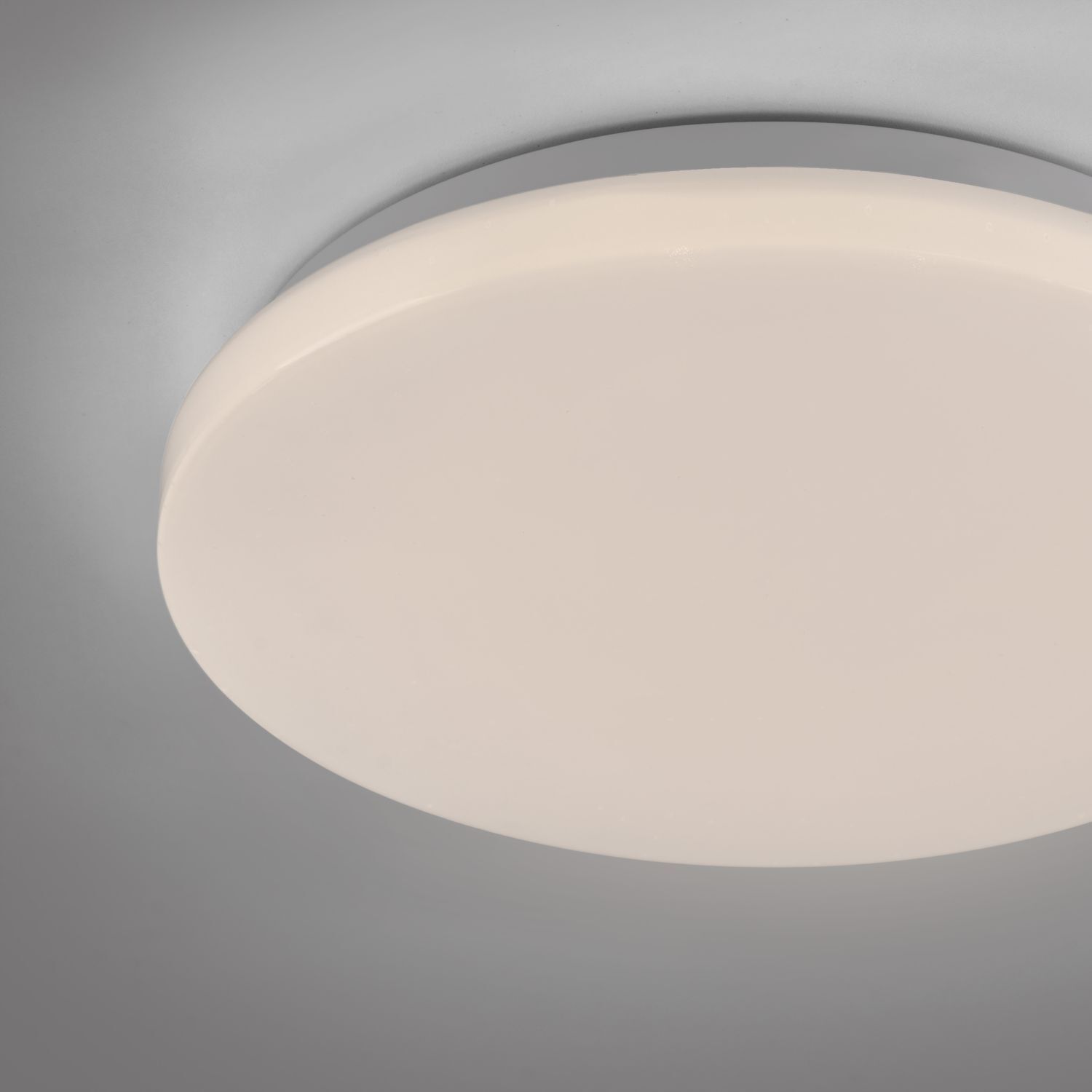 Blendarme LED Deckenlampe Weiß Ø22 cm rund 8 W wohnlich