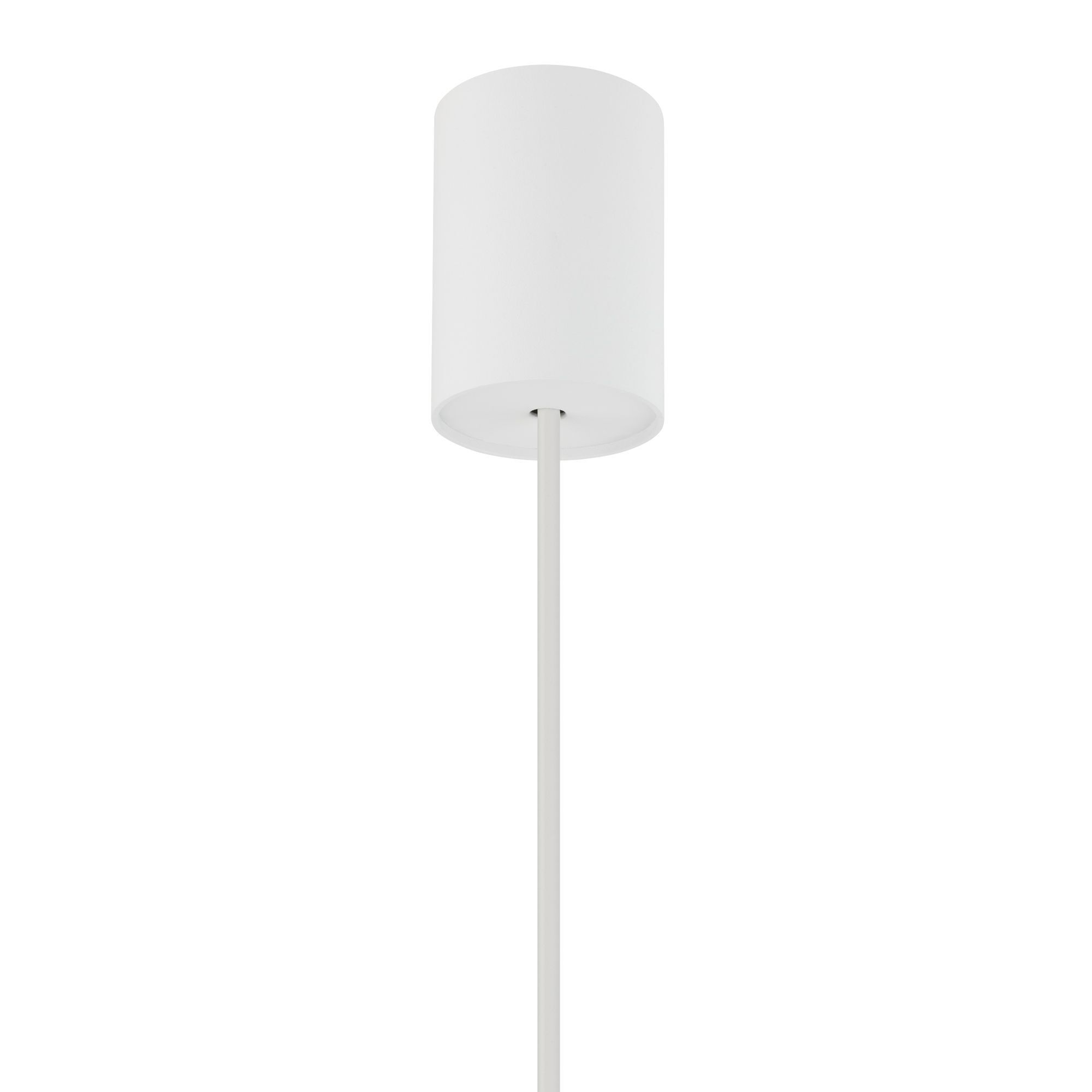 Stehlampe, weiße Lampe, LED-Lampe, Röhrenlampenschirm, neutral