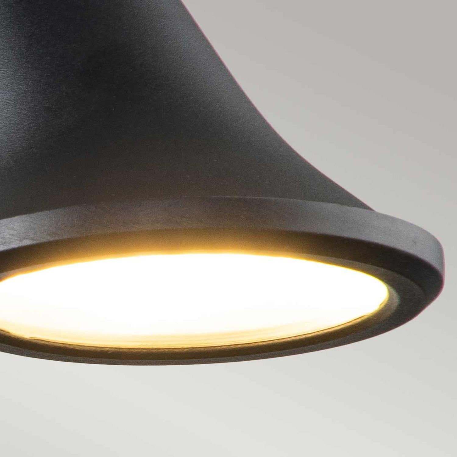 Lampe, Deckenleuchte, schwarz, warmweißes Licht, Pendelleuchte