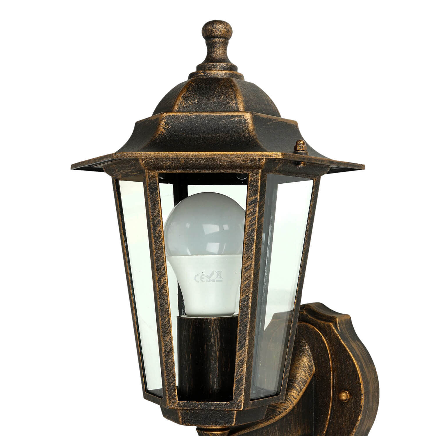 Außenwandlampe Bewegungsmelder Kupfer Antik PARIS Lampe, Leuchte, Lampenschirm, Laterne, Briefkasten