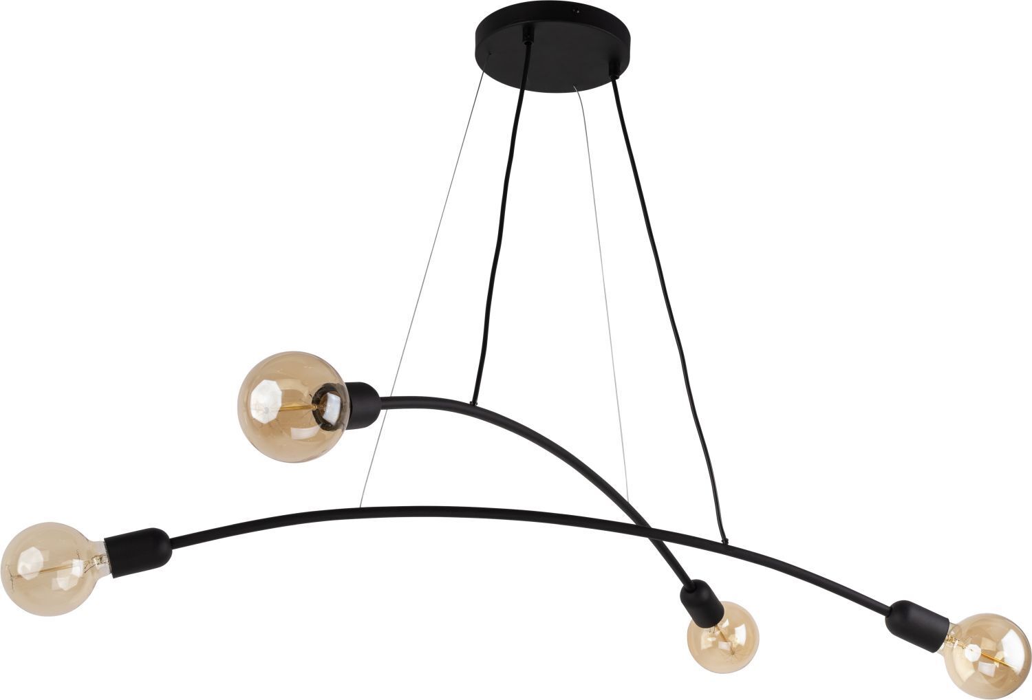 Pendelleuchte NOKO Schwarz Retro Esstisch Lampe