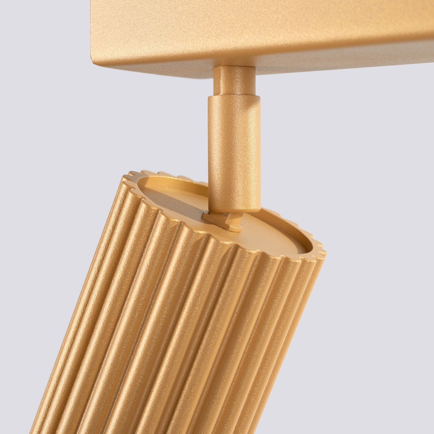 Deckenlampe 4-flammig 81 cm lang GU10 in Gold aus Aluminium