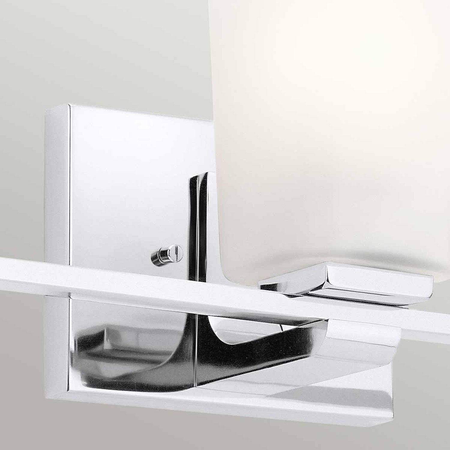 Wandleuchte Bad LED G9 IP44 3000 K Glas Metall B: 58,4 cm