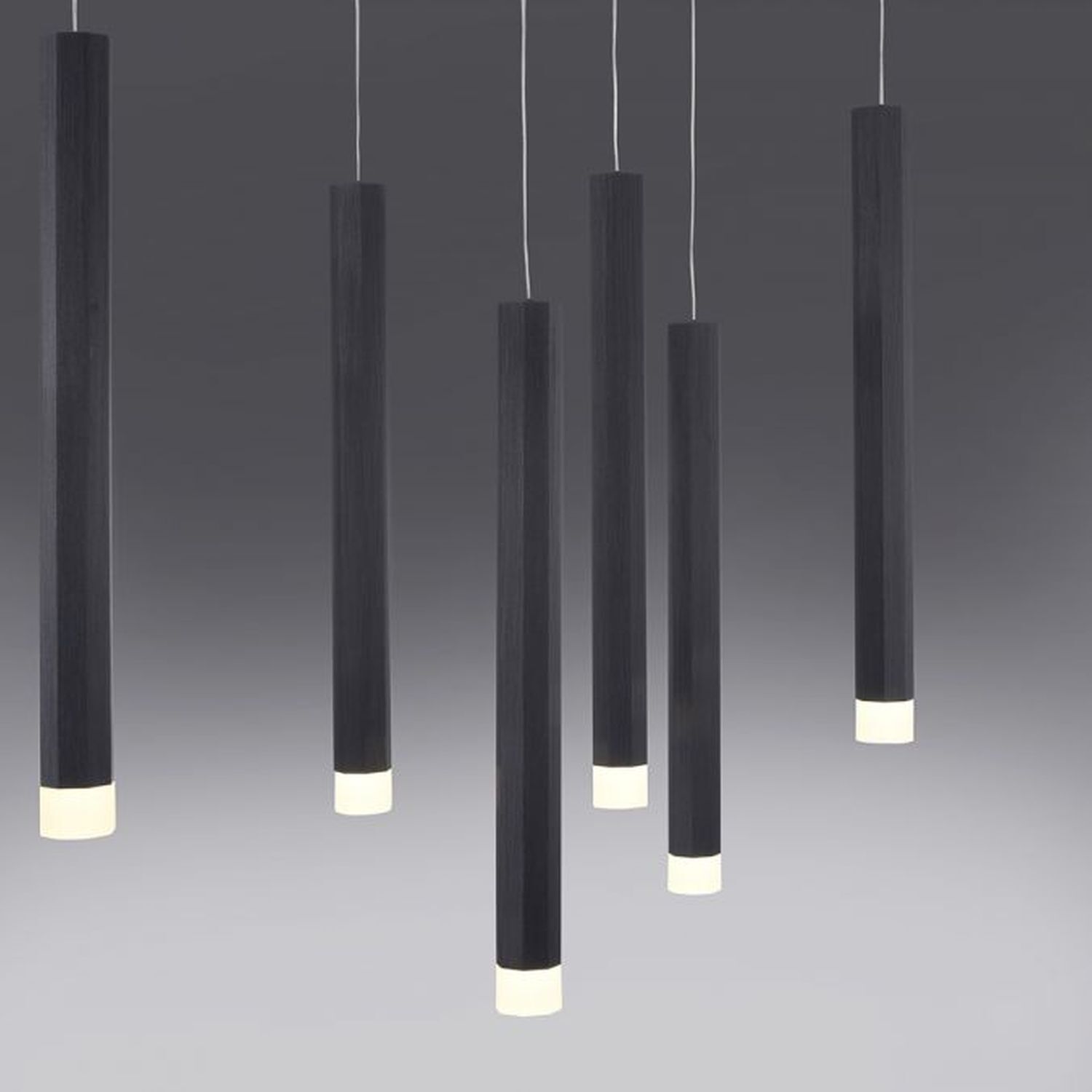 LED Hängelampe Metall 3000 K warmweiß 550 lm Schwarz