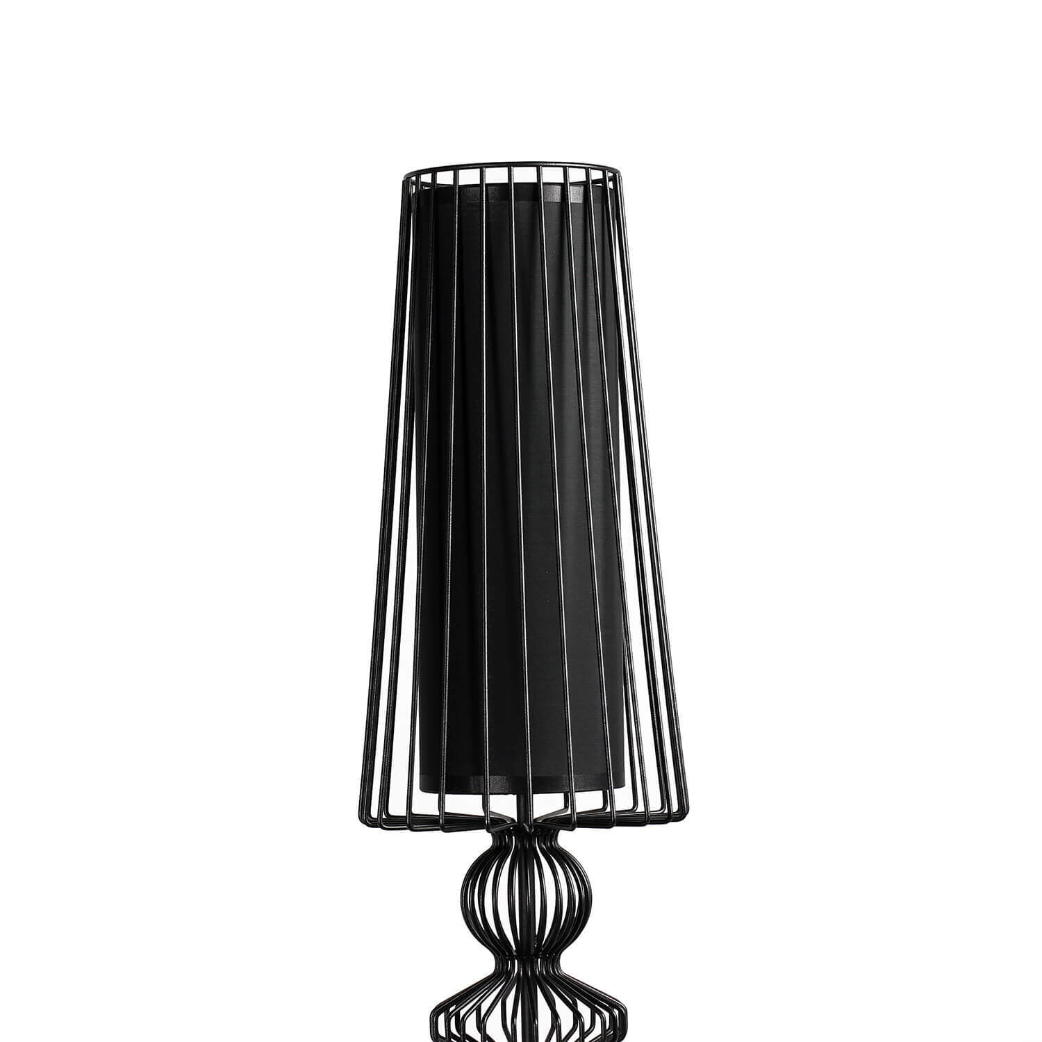 Moderne Nachttischleuchte in Schwarz Lampe, Lampenschirm, Tischlampe