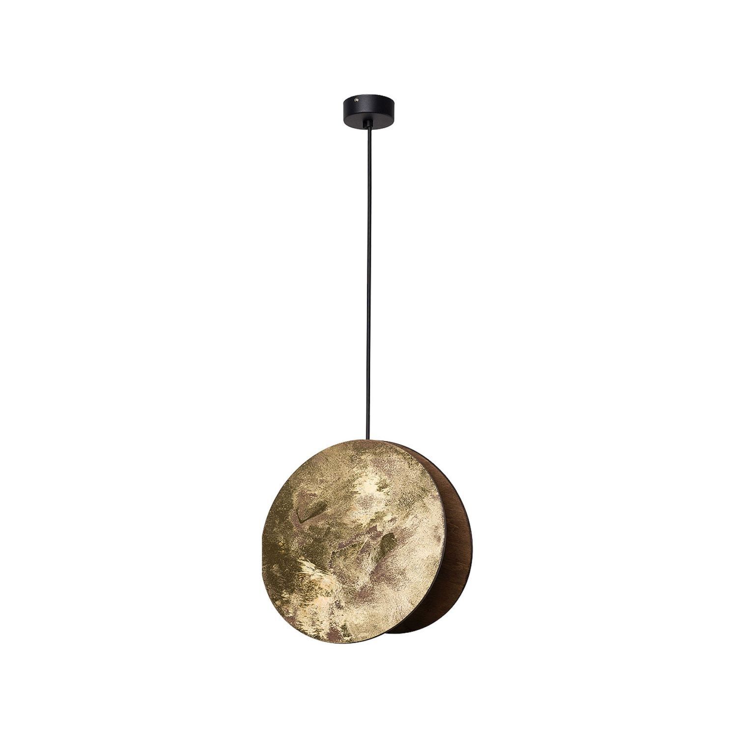 Hängelampe APDAILA Gold Ø25cm Wohnzimmer Lampe