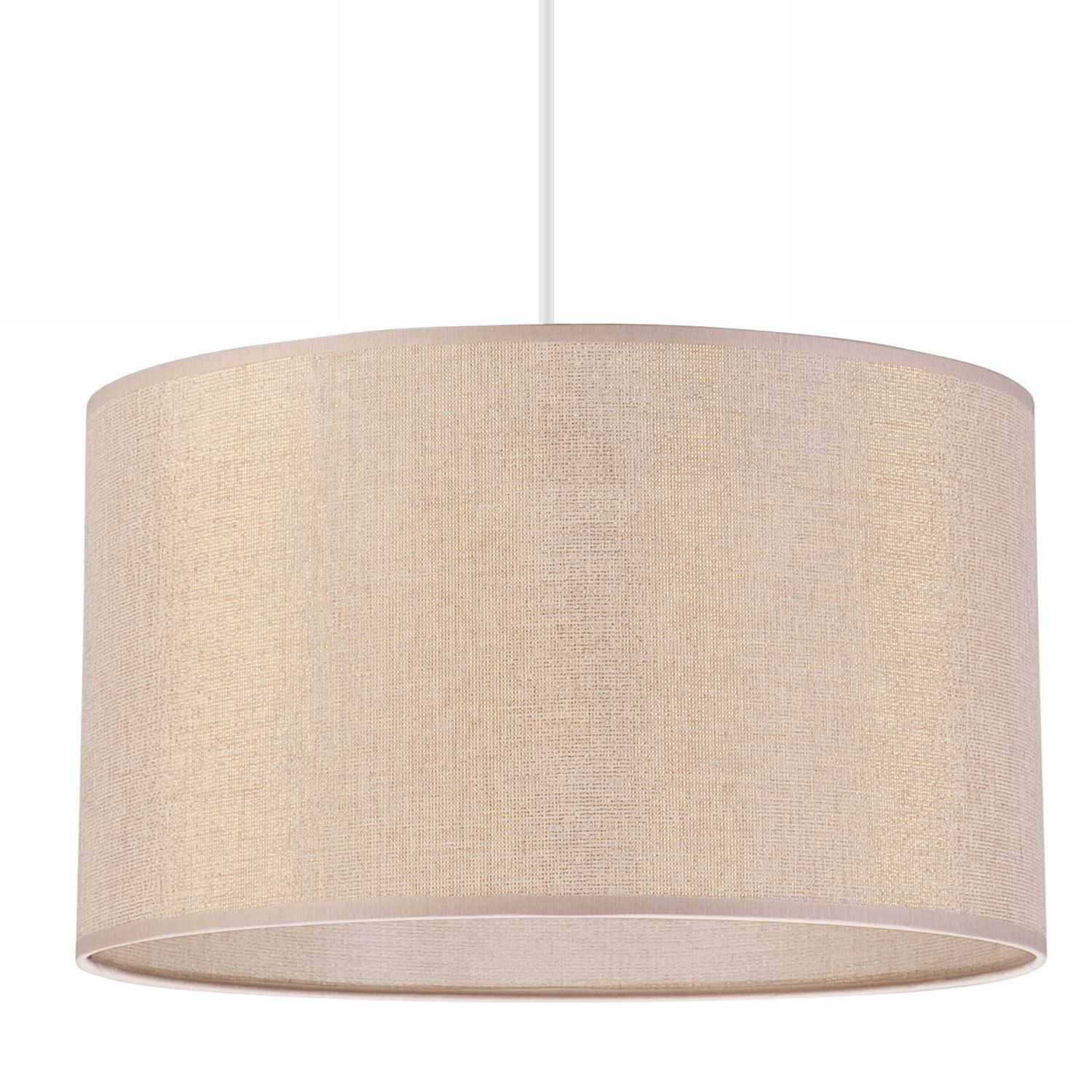 Hängeleuchte Stoff Ø 35 cm rund E27 in Gold verstellbar