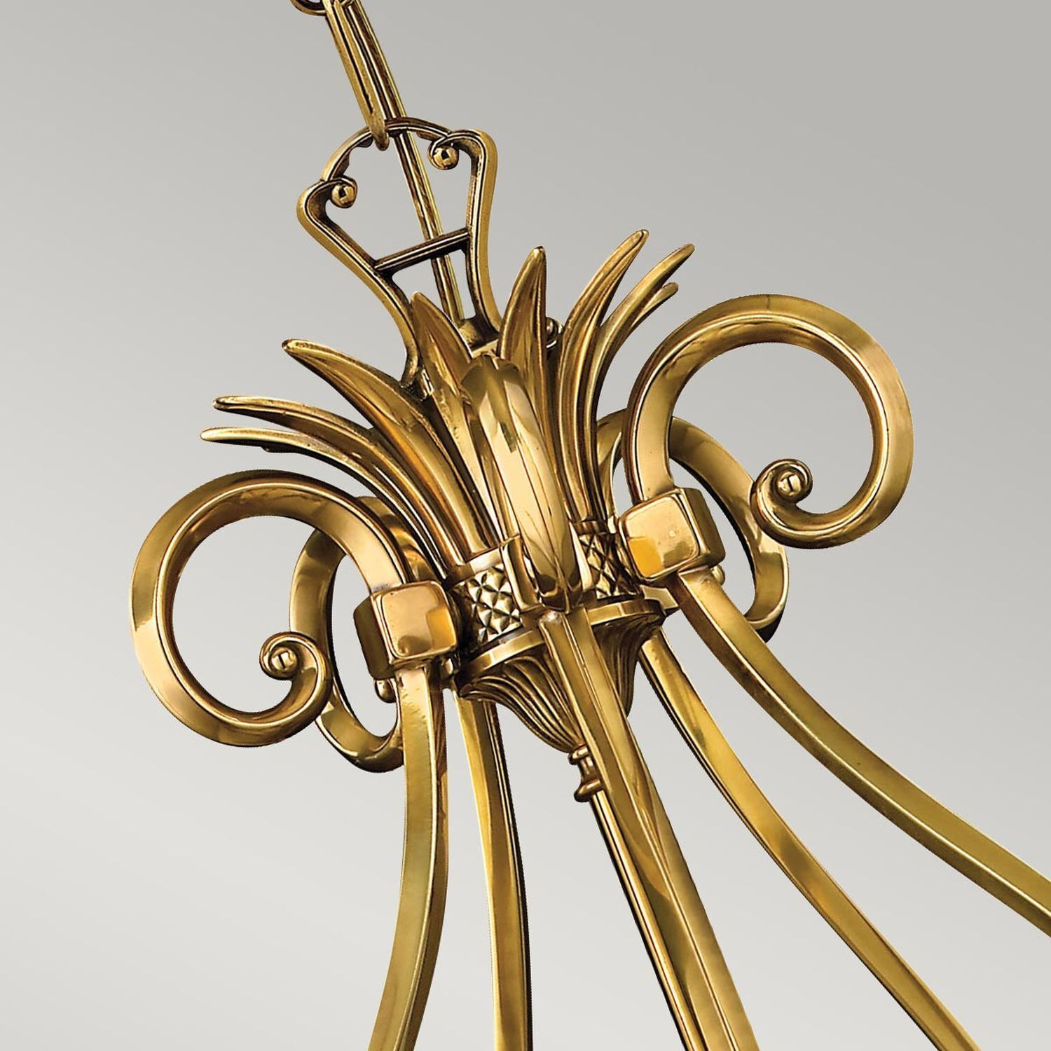 Leuchter, Lampe, Bronze