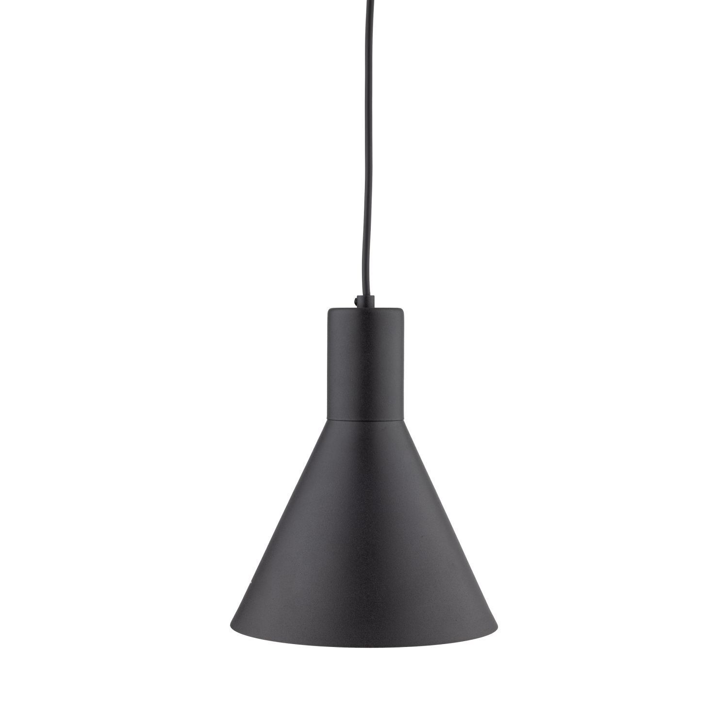 Pendelleuchte Metall E27 Schwarz Ø 18 cm H: max. 155 cm Retro Lampe, Beleuchtung, Lampenschirm