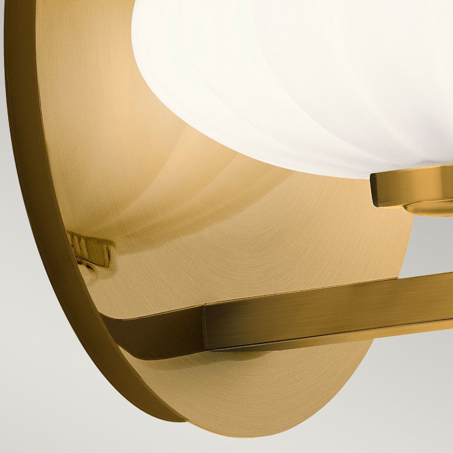 Badleuchte Wand LED G9 IP44 H: 20,3 cm in Gold Weiß