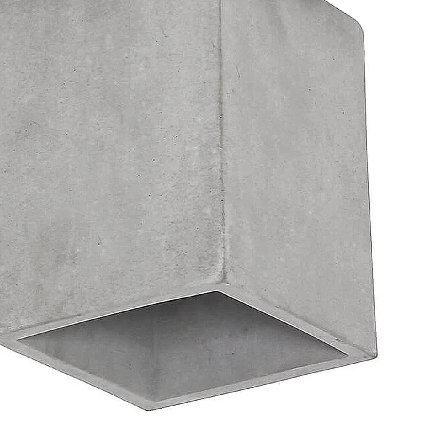 Aufbaustrahler Eckig Beton Konstruktion