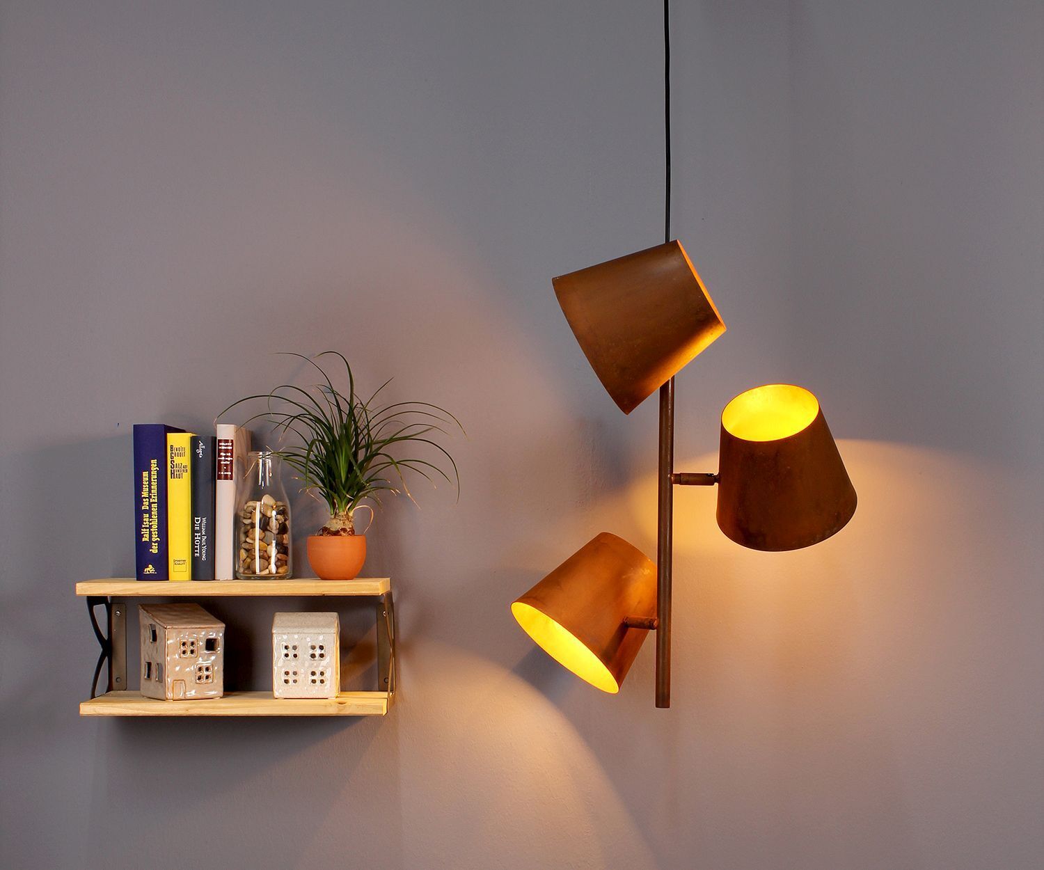 Lampe, Pflanze, Lampenschirm