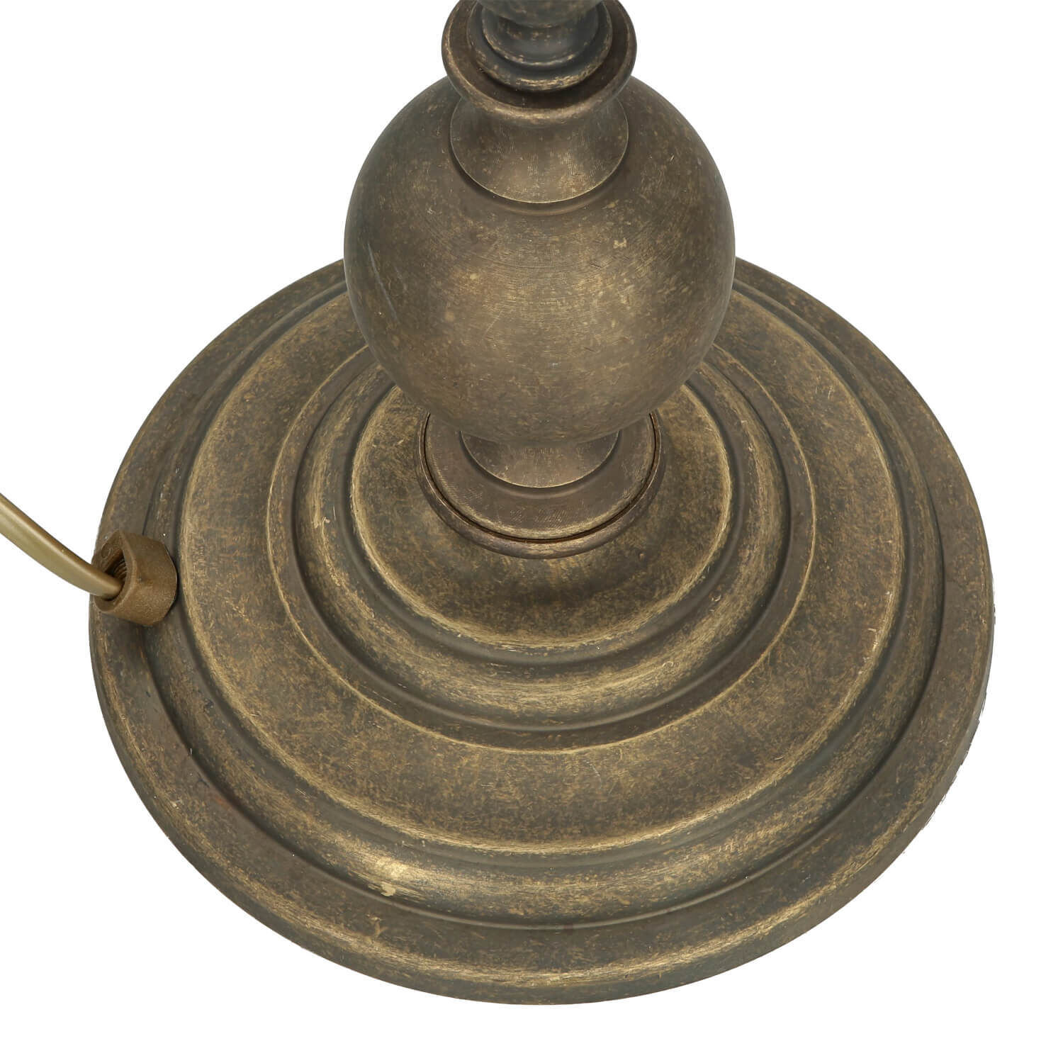 Rustikale Tischleuchte Country Premium Bronze, Munition, Granate, Waffe