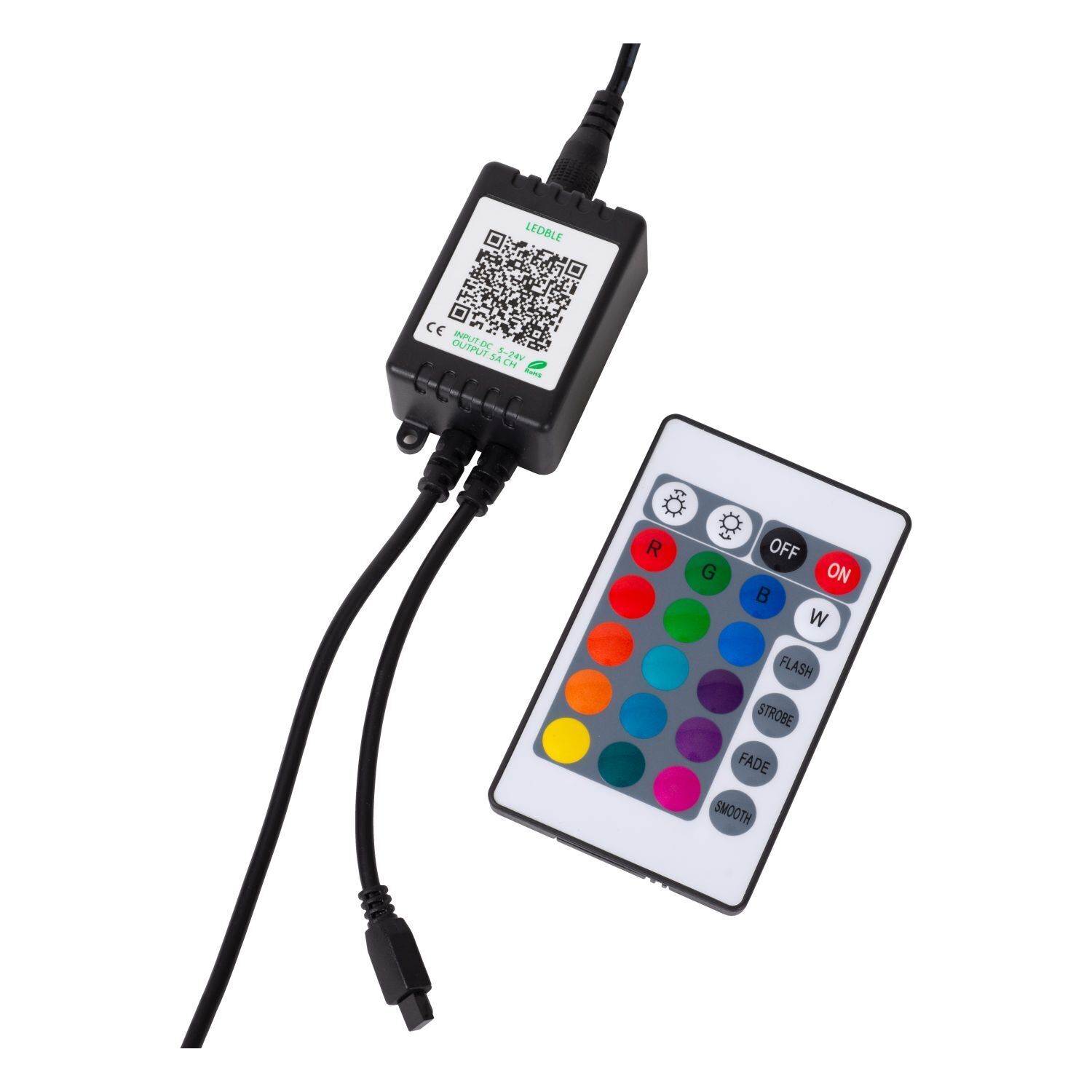 LED-Controller, IR-Fernbedienung, RGB-Controller, DC-Netzteil, LED-Streifen-Zubehör