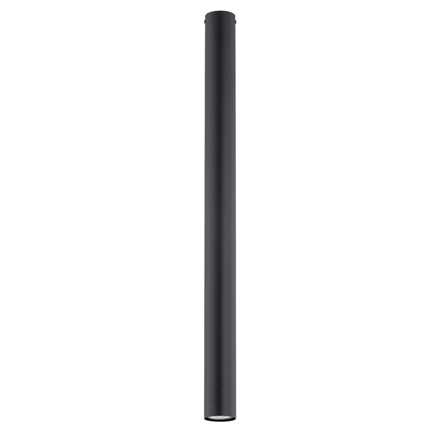 Aufputz Deckenlampe Metall XXL H: 80 cm D: 6 cm GU10 Schwarz