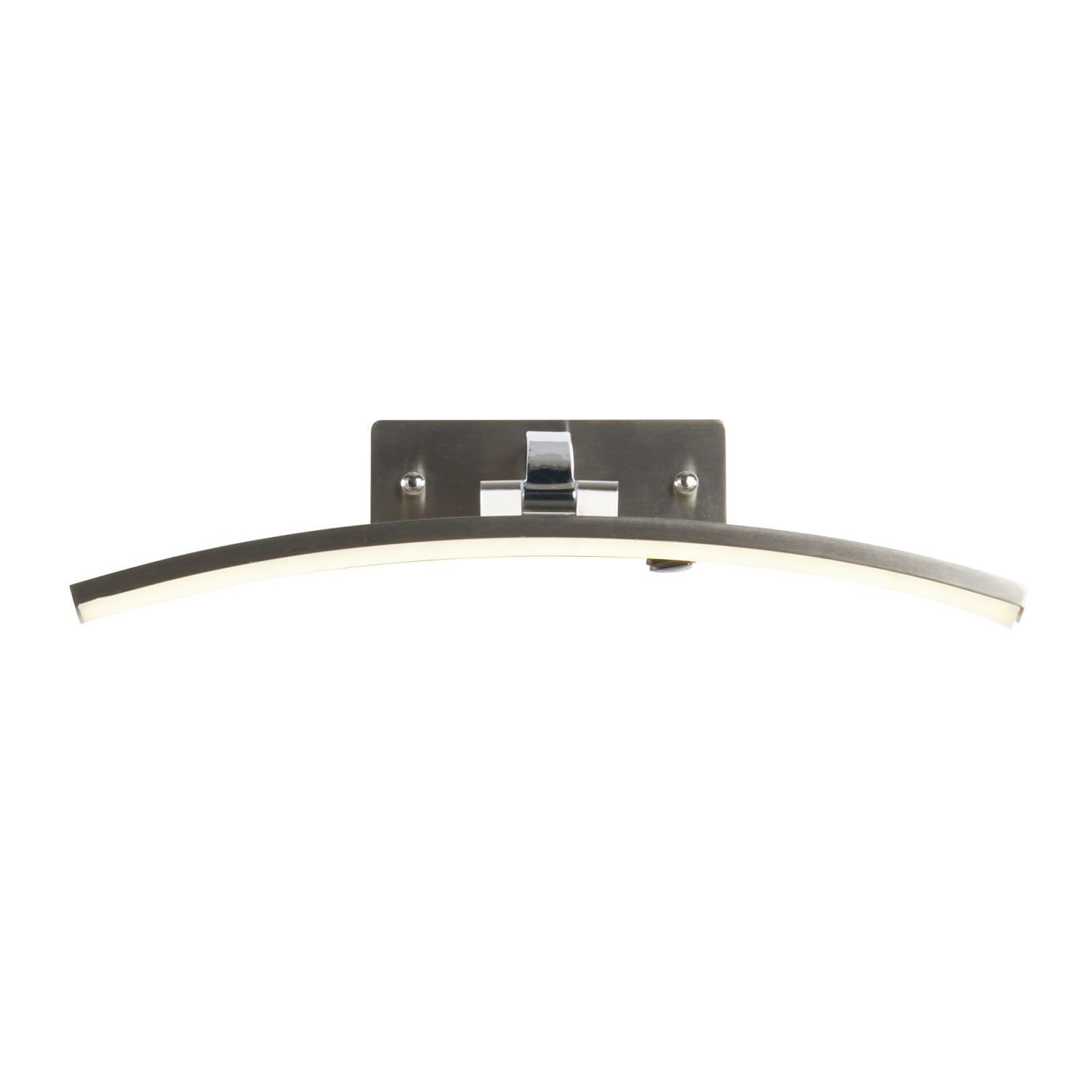 LED Bilderleuchte mit Schalter in Silber 3000 K 404 lm