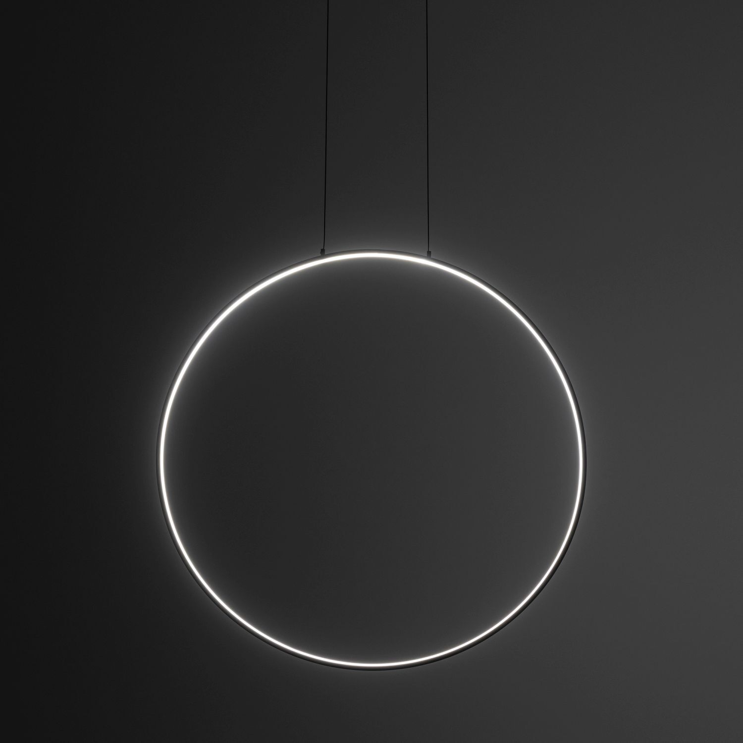 LED Hängelampe Schwarz 3000 K 660 lm Metall Ø 60 cm Ring LED Hängelampe Schwarz 3000 K 660 lm Metall Ø 60 cm Ring