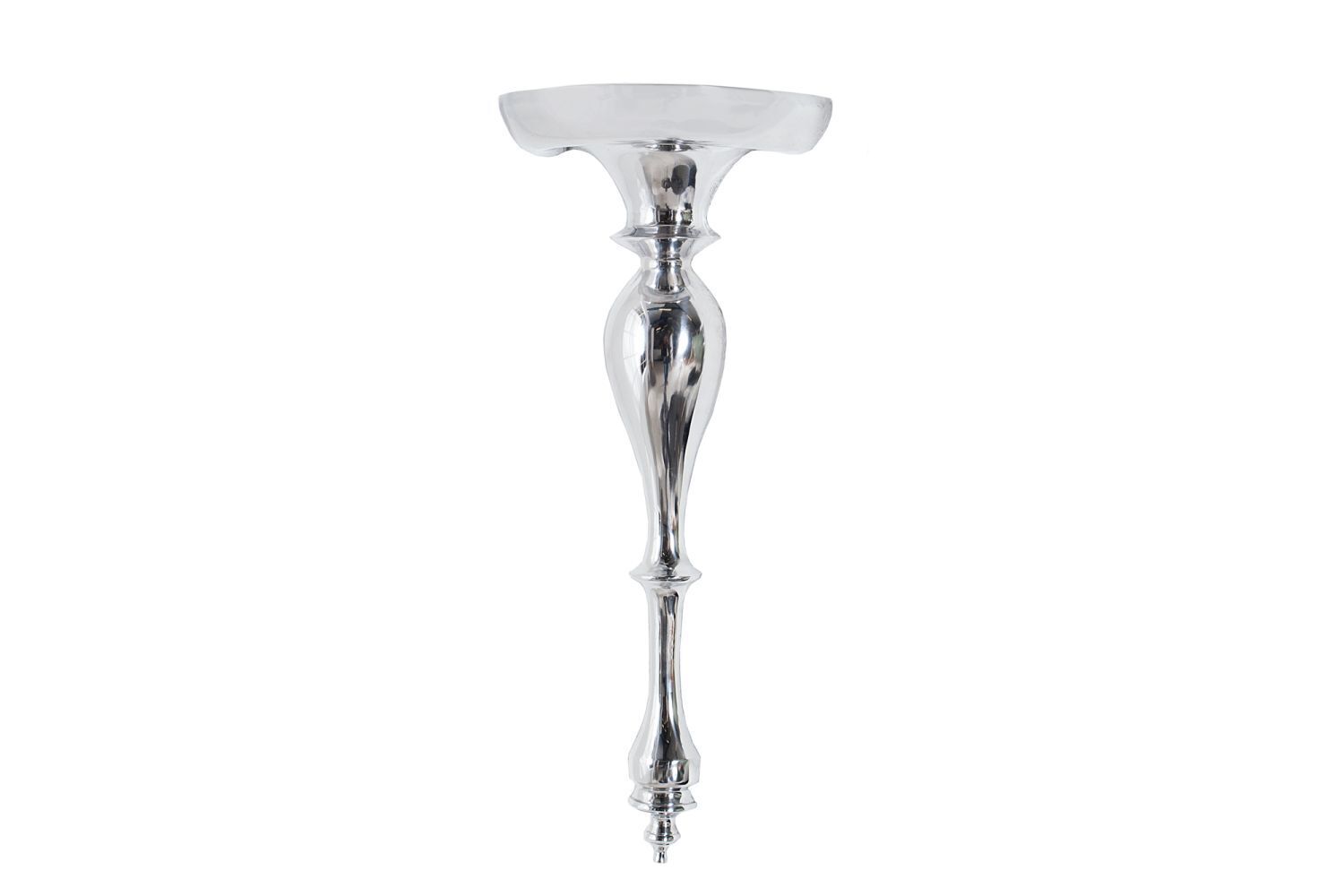 Wandregal Aluminium poliert 35 cm in Silber
