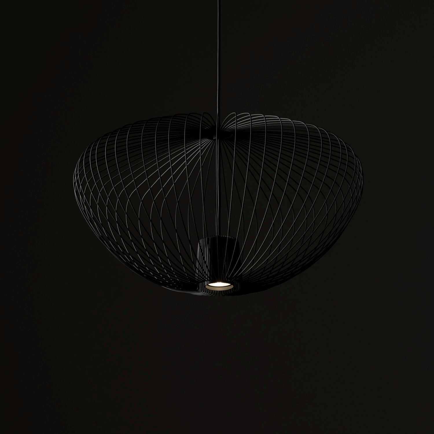 Dekorative Hängelampe Metall B:54,5 cm GU10 Umbra Grau