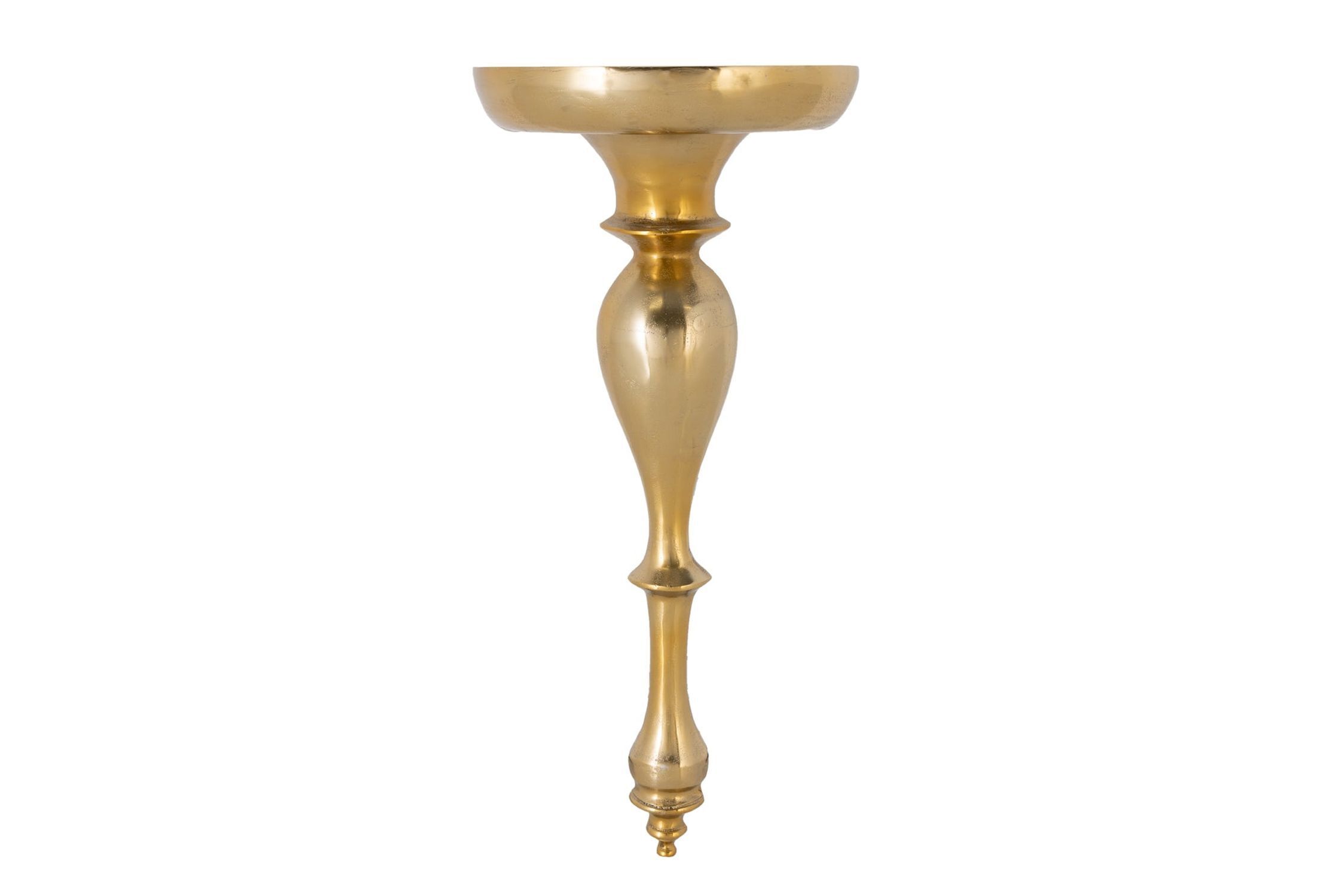 Schweberegal Metall Gold H: 80 cm Handarbeit Barock Design