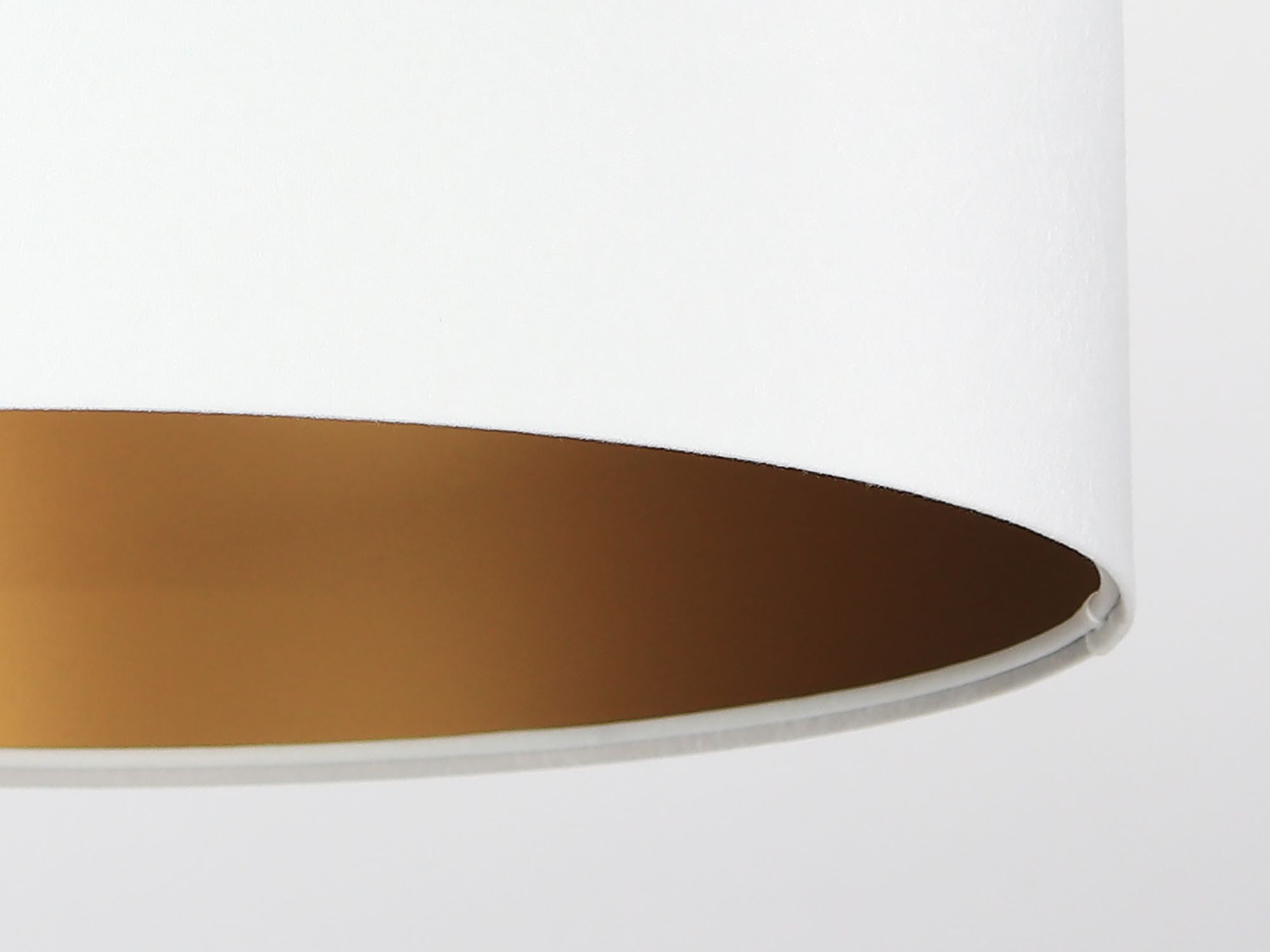 Hängeleuchte ROSIE Creme Gold Retro rund Esstisch Lampe, Lampenschirm