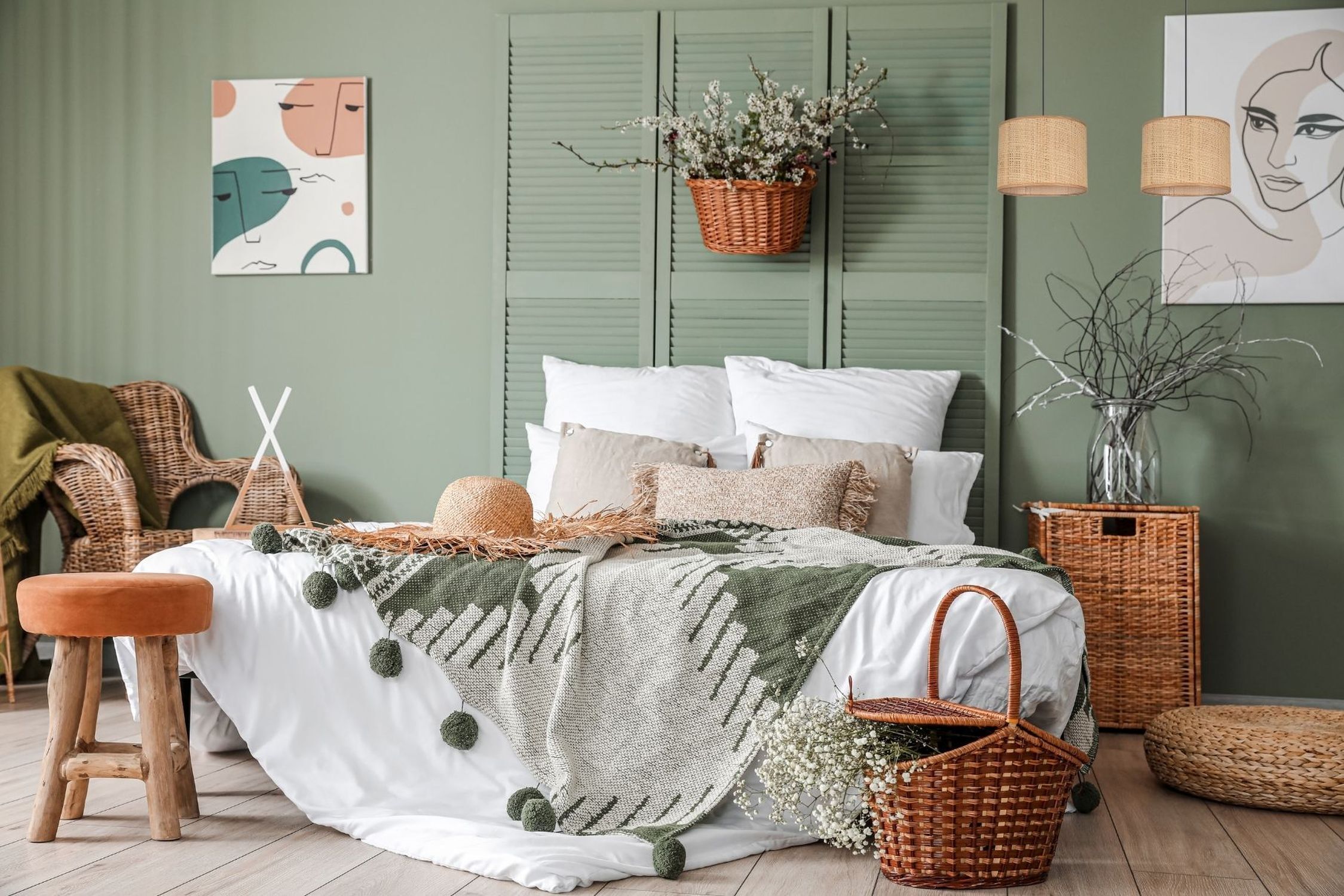 Blendarme Pendelleuchte Stoff Braun E27 50 cm länglich