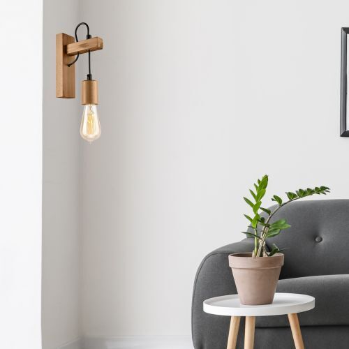 Wandlampe Holzleuchte vielseitig AMIDA Lampe