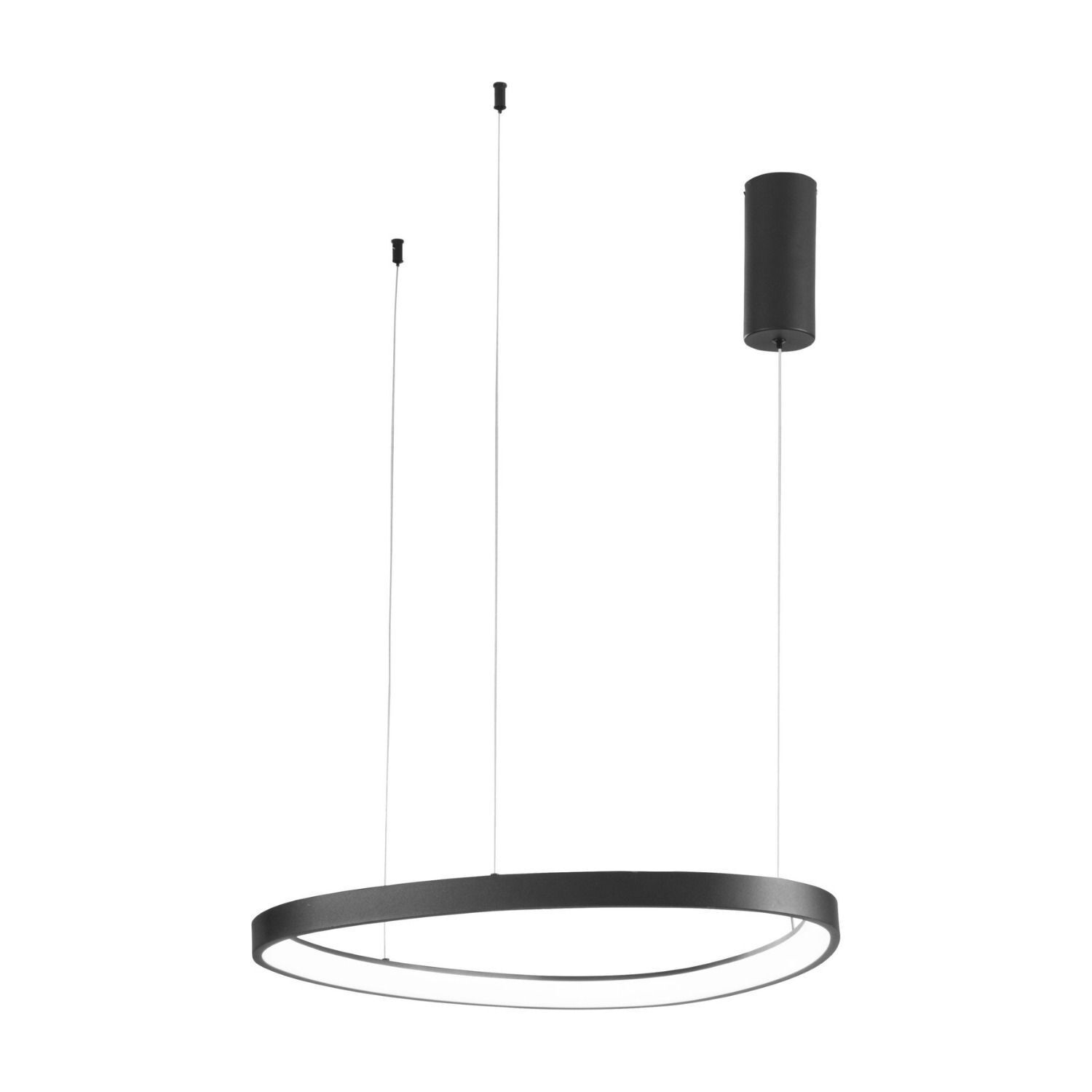 Deckenleuchte, Schwarz, Ringform, Hängeleuchte, minimalistisch
