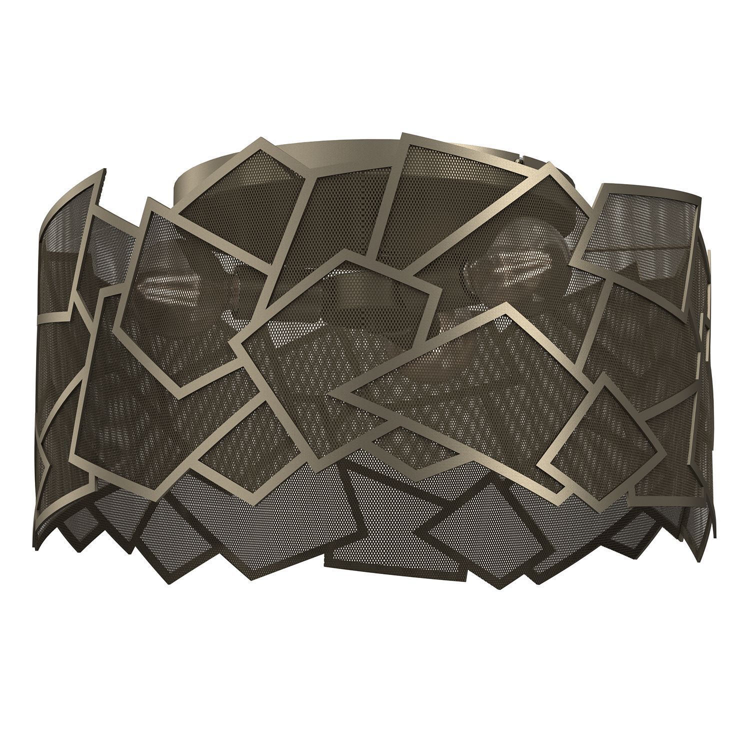 Dekorative Wandlampe Metall in Gold B:49,5 cm Modern Dekorative Wandlampe Metall in Gold B:49,5 cm Modern