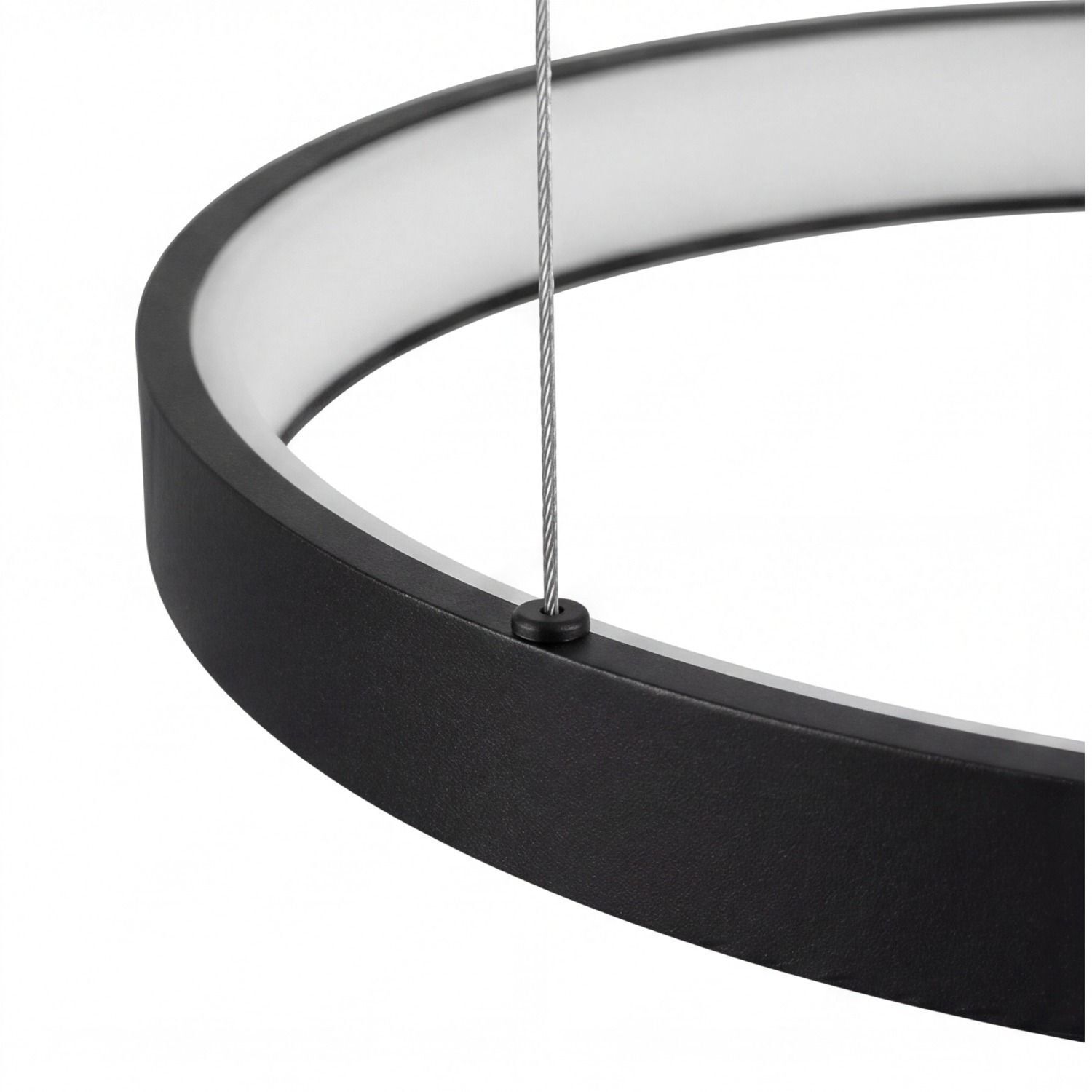 ring, haken, kabel, schwarz, metall