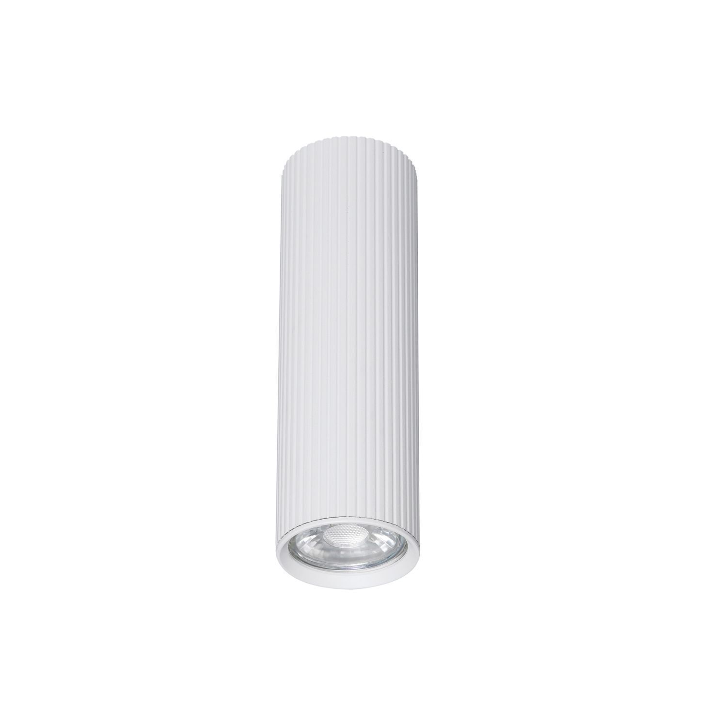Spot Lampe Decke Weiß Metall GU10 Ø 5,5 cm H: 17 cm Aufputz
