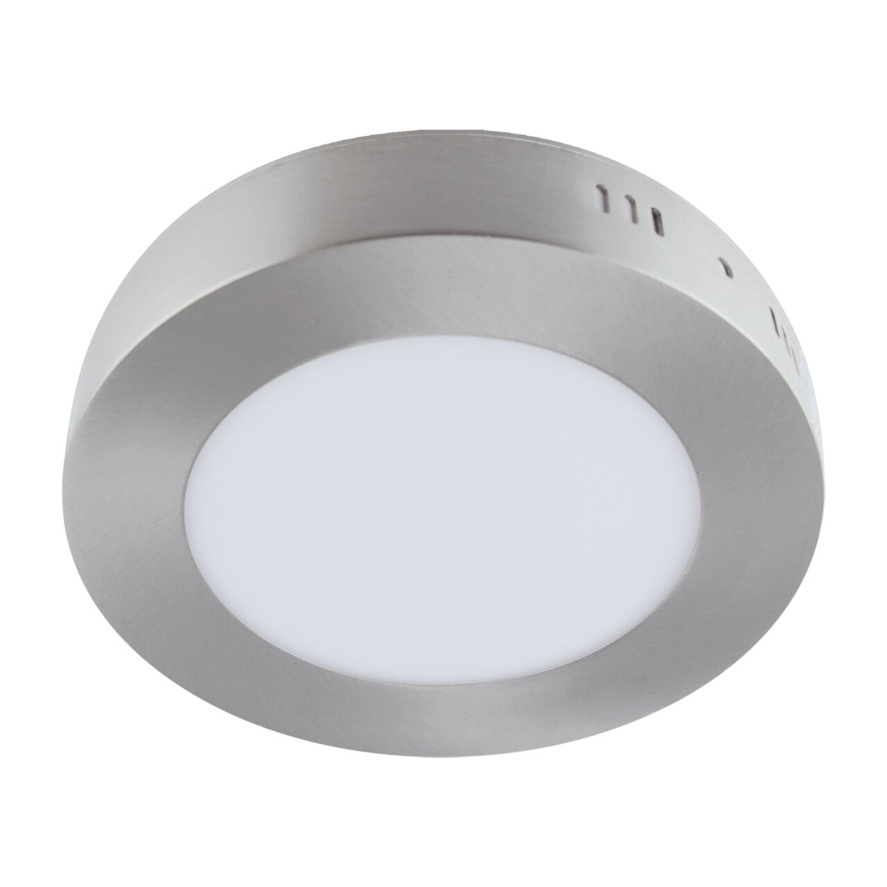 LED Deckenlampe rund Ø 12 cm 4000 K 580 lm Chrom