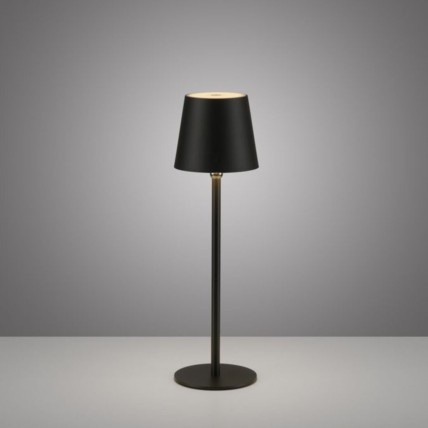 LED Akku Tischlampe Schwarz dimmbar Touch 37 cm 320 lm