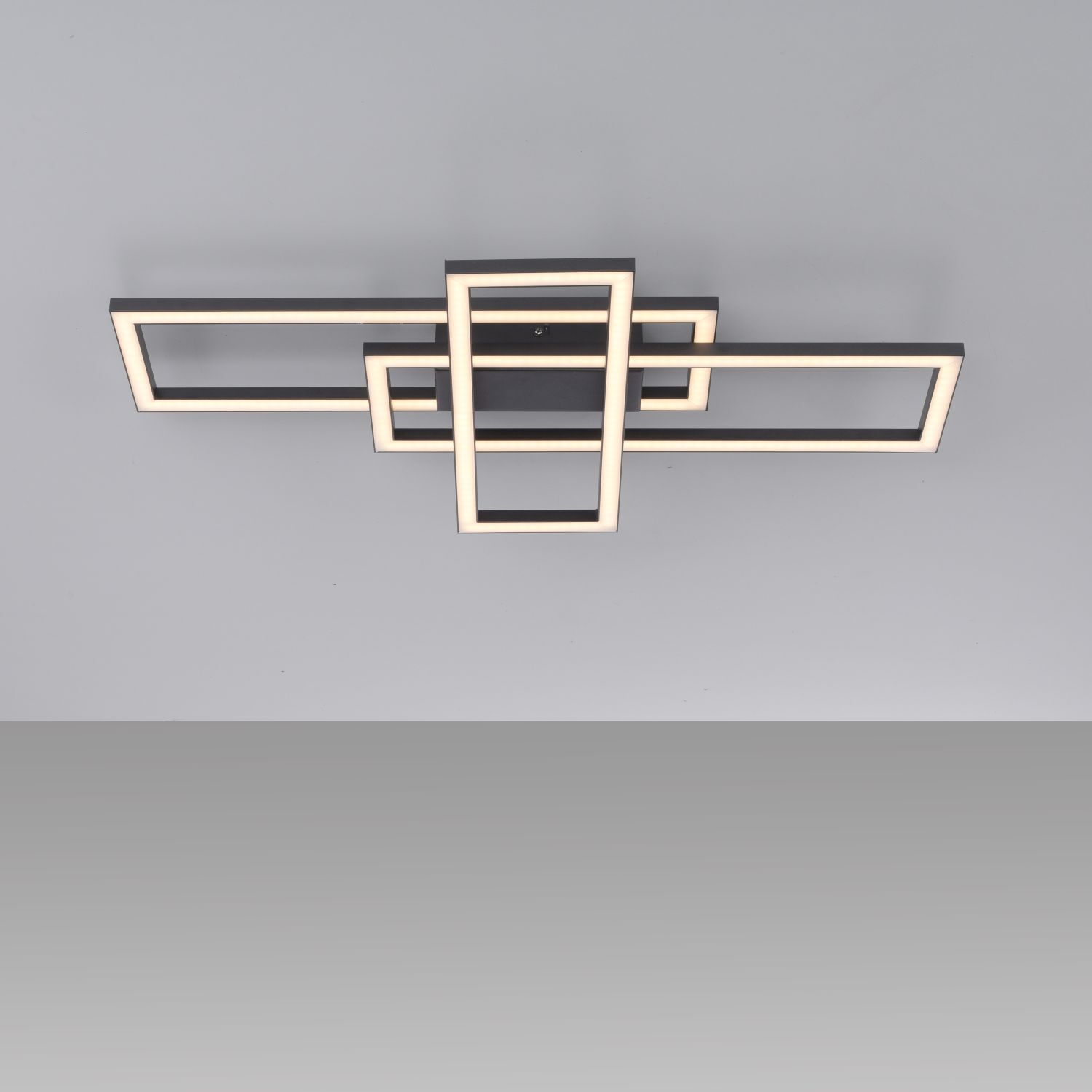 Dimmbare LED Deckenleuchte Schwarz 19 W 3000 K drehbar