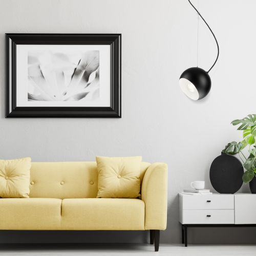 Esszimmer Pendelleuchte Schwarz Weiß Lampe