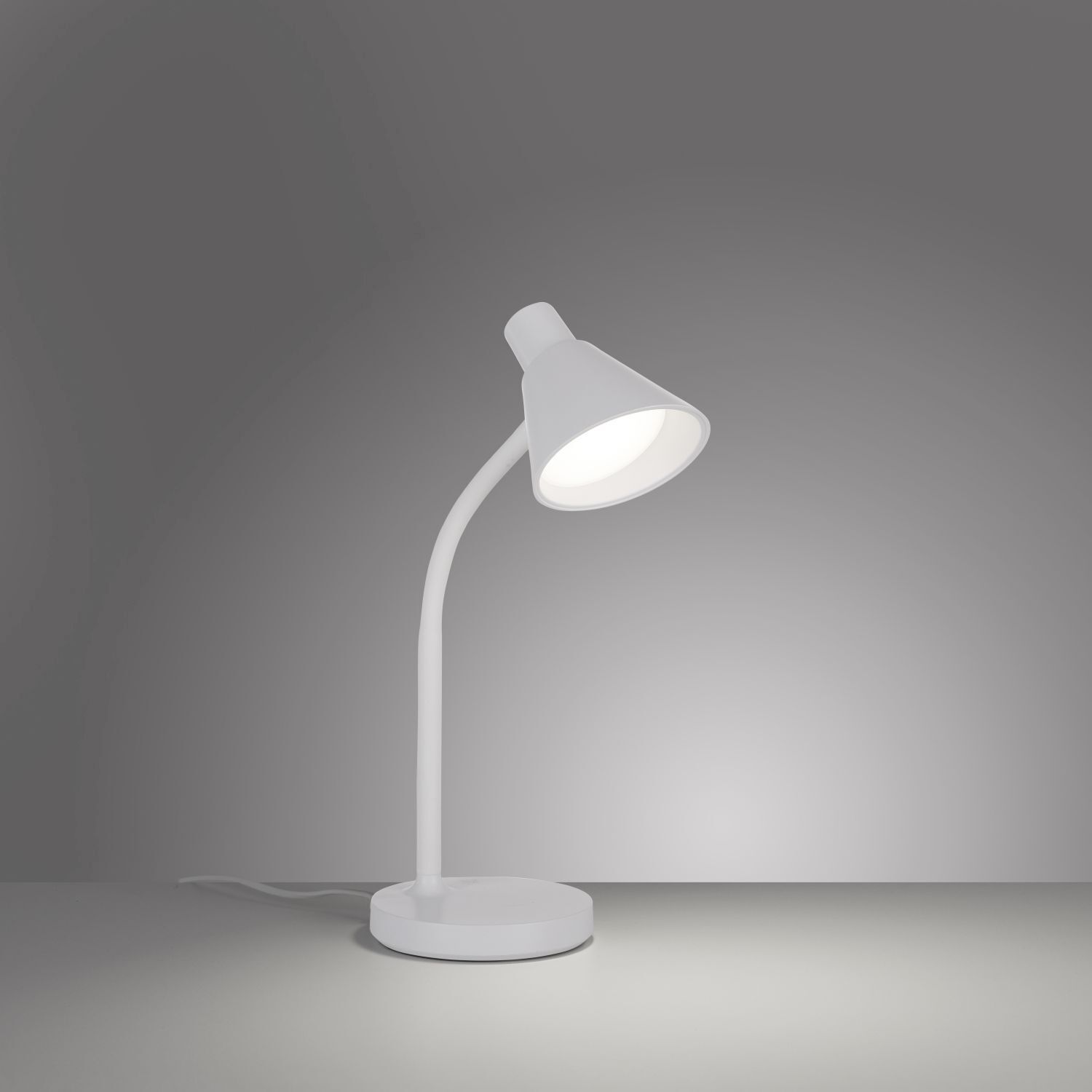 LED SchreibTischlampe Metall 38 cm Weiß 600 lm Modern