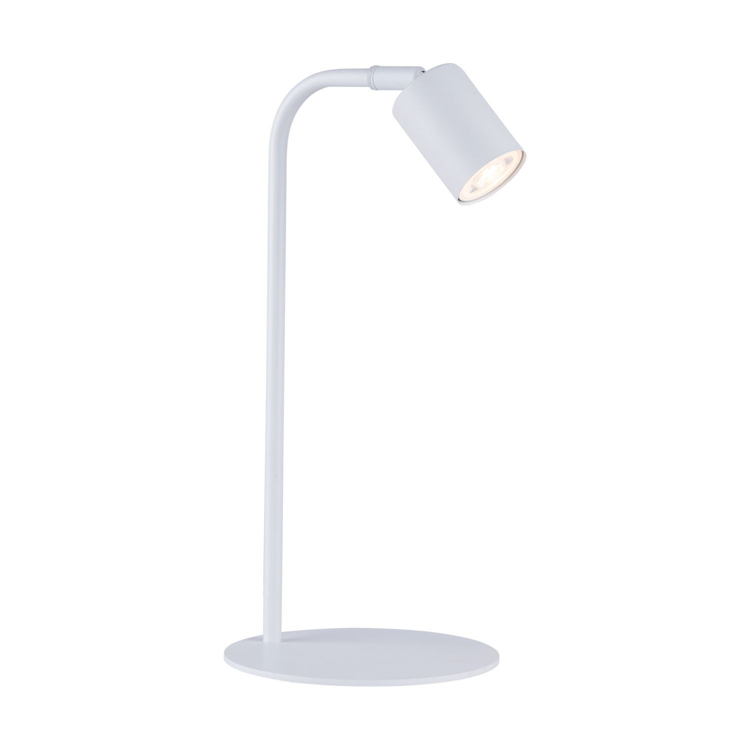 Schreibtischlampe Weiß verstellbar Modern Metall 40 cm